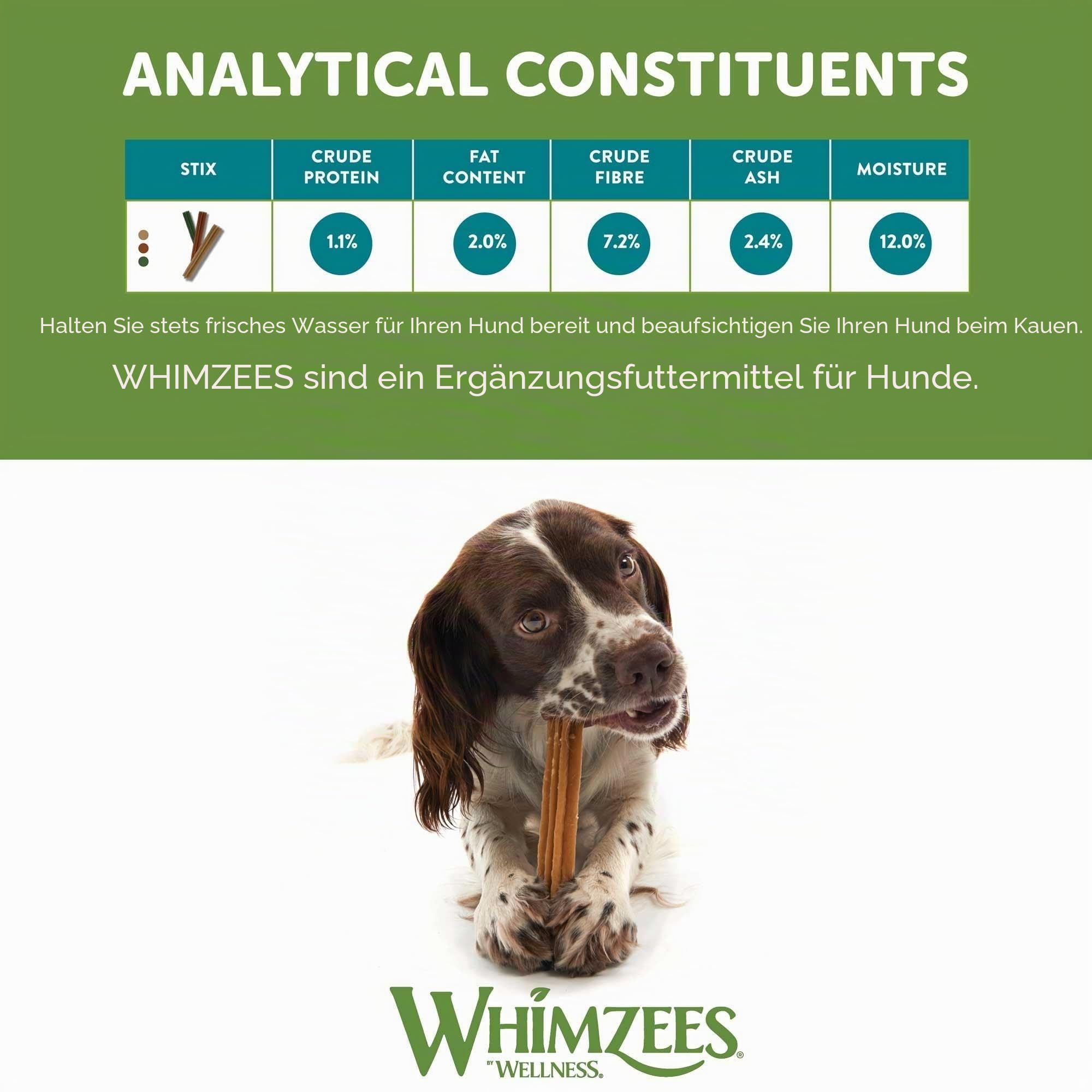 WHIMZEES Stix Hunde Leckereien, groß, 30 Stück - X-Large