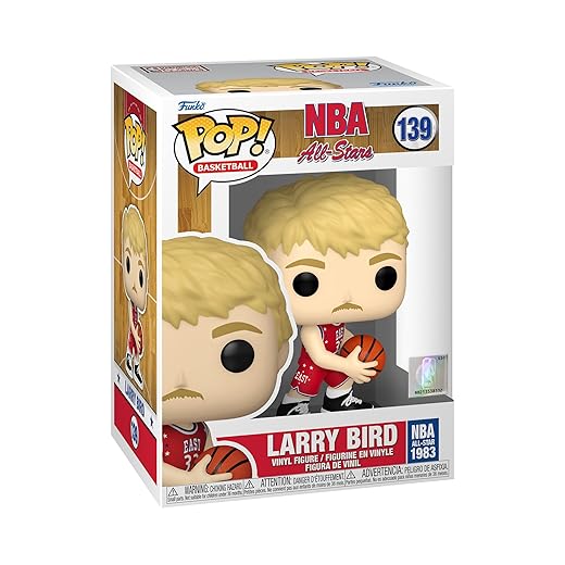 Funko 59372 Pop Nba:legends-Larry Bird(Red All Star Uni 1983)