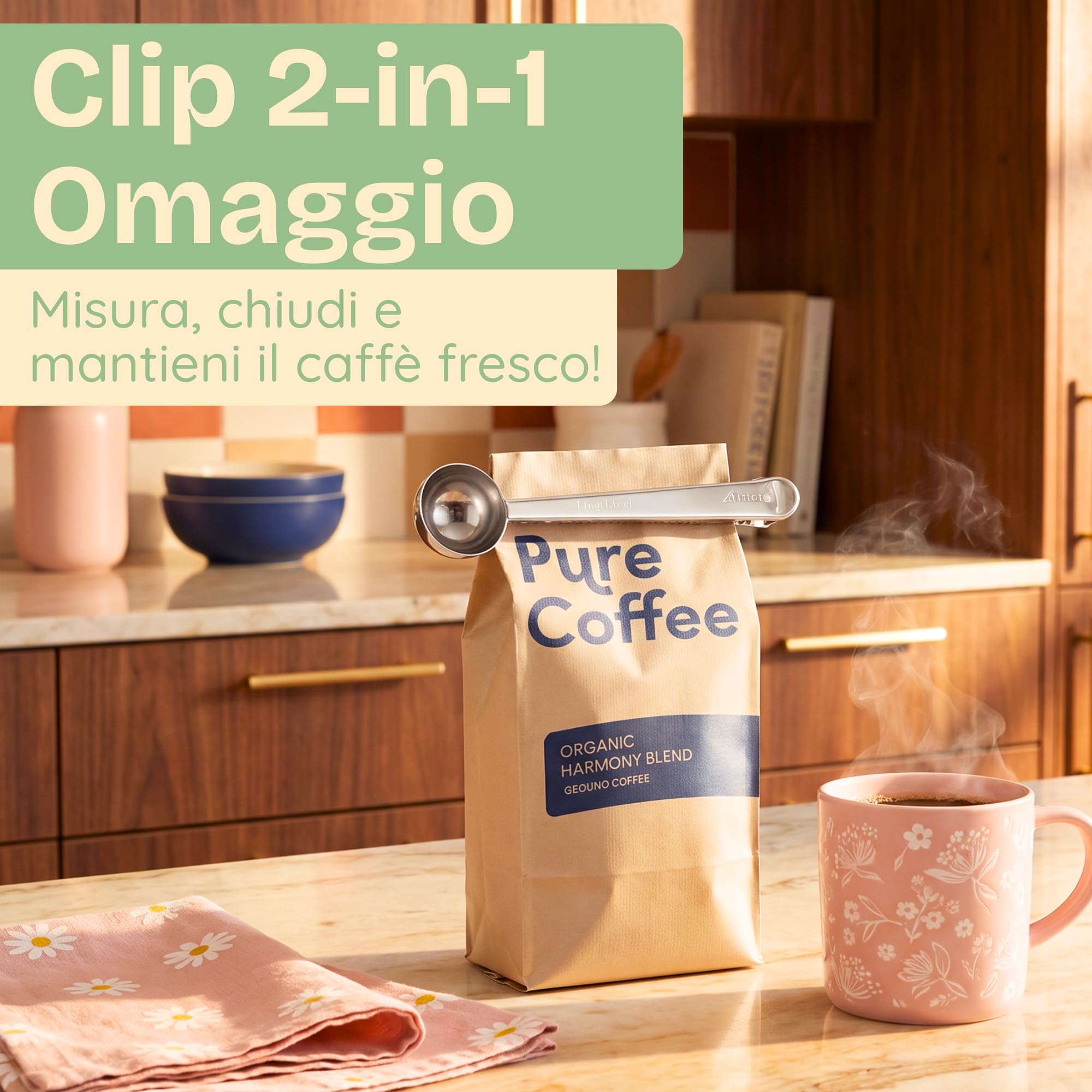 Ziruma Non Tossico Caffettiera a Stantuffo Acciaio, Senza Plastica, 1L