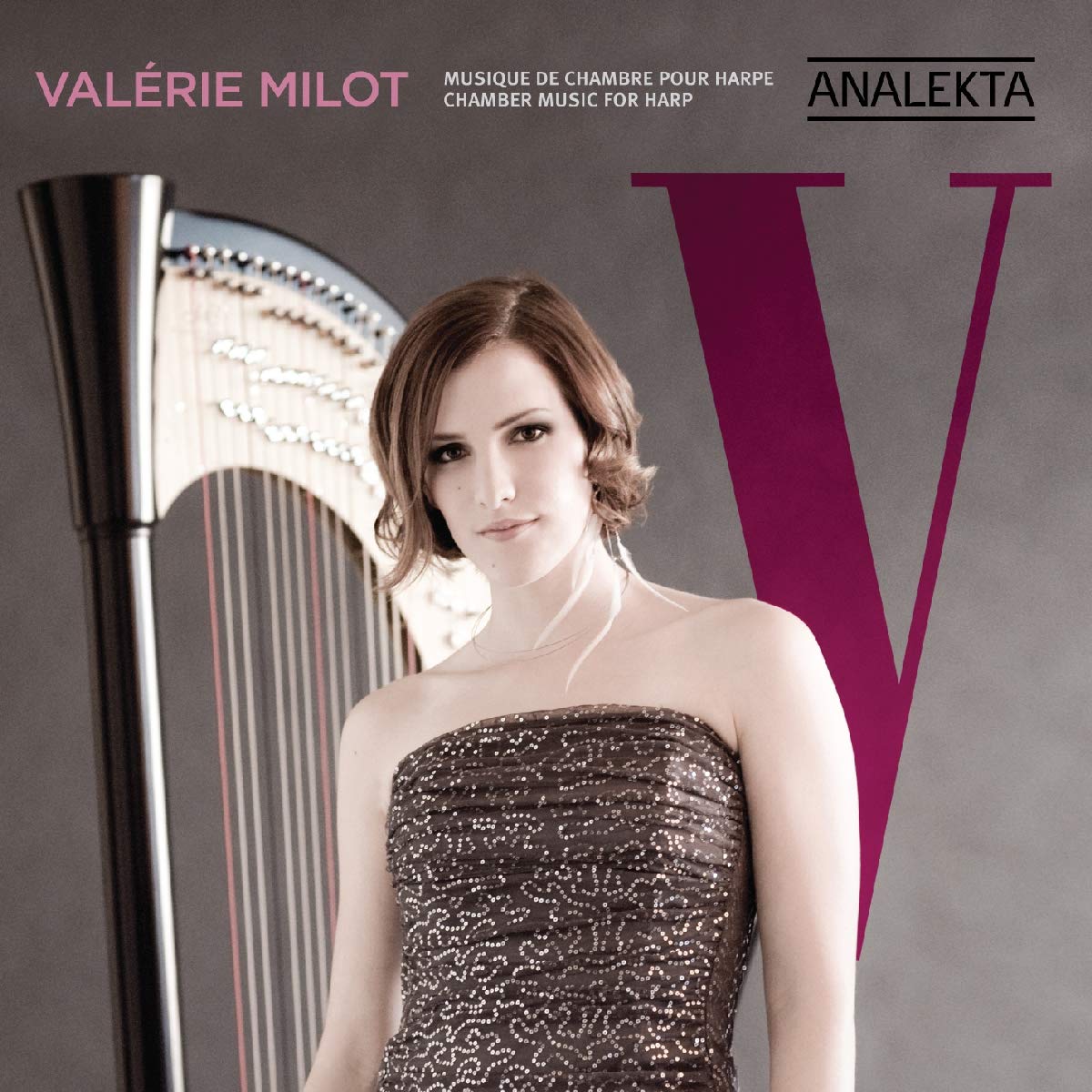V: Chamber Music For Harp [Audio CD] Milot, Valerie; Milot, Valérie; Bareil, Antoine; Vallières, François; Dubé, Raphaël; Roy, Jocelyne; Ravel, Maurice; Schafer, Murray; Hersant, Philippe and Tailleferre, Germaine