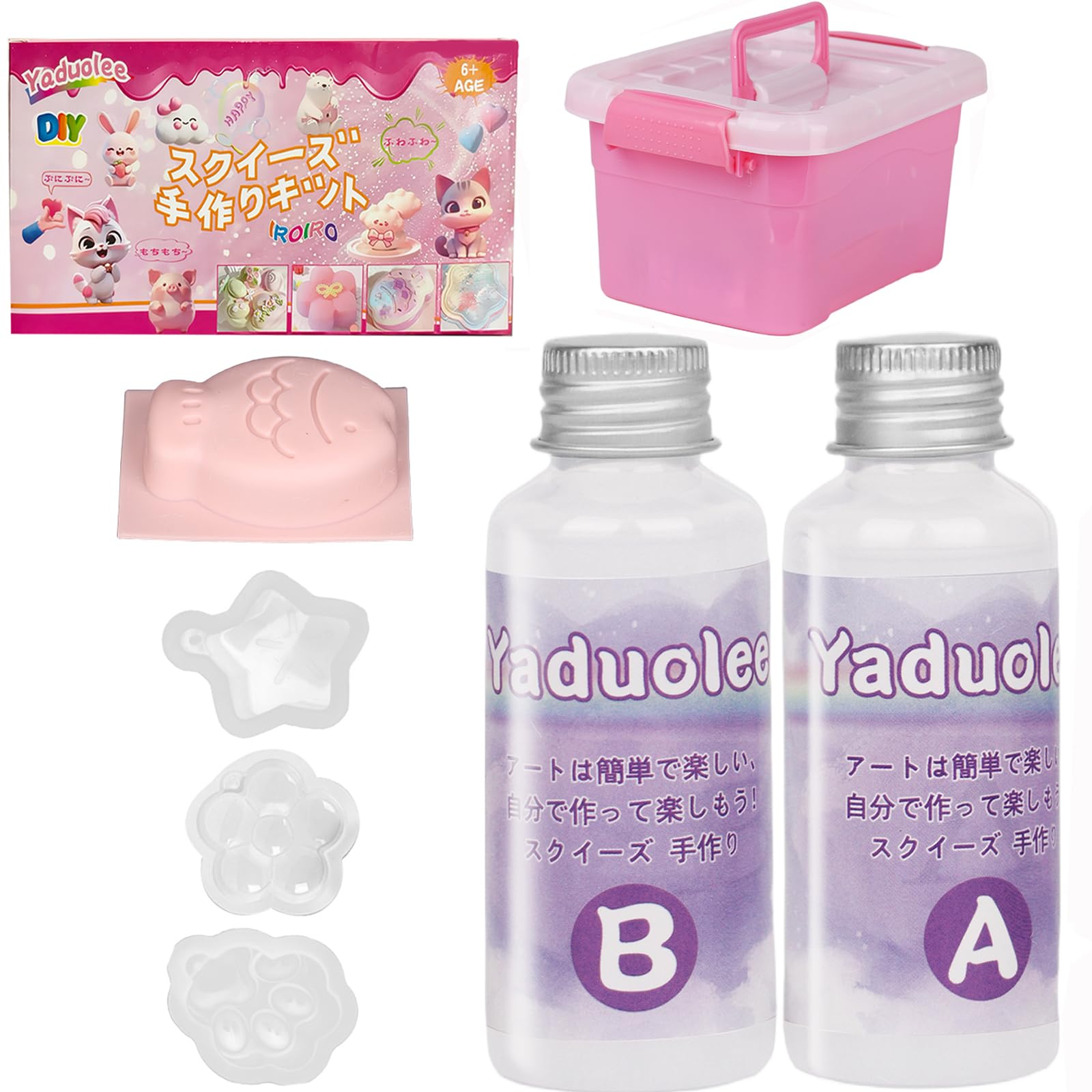 LILYさん専用　スクイーズ詰め合わせ Amazon | Yaduolee スクイーズ手作りキット スクイーズレジ (100ml+