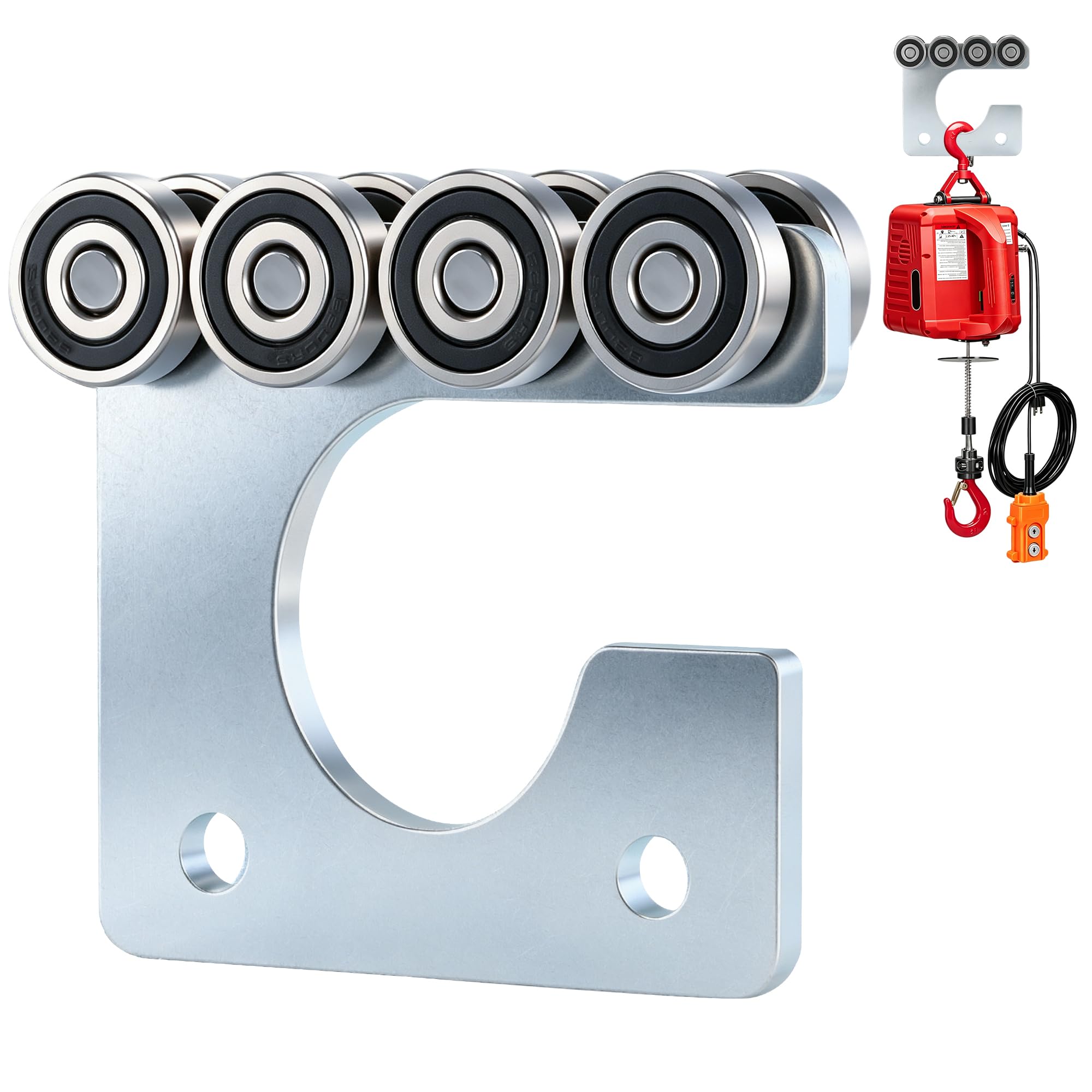 4-Wheel Trolley Assembly Rollers.Strut Channel Rollers Trolley.for use with 1-5/8" Wide and All 1-5/8" or Taller Strut Channel. — Amazon image 16