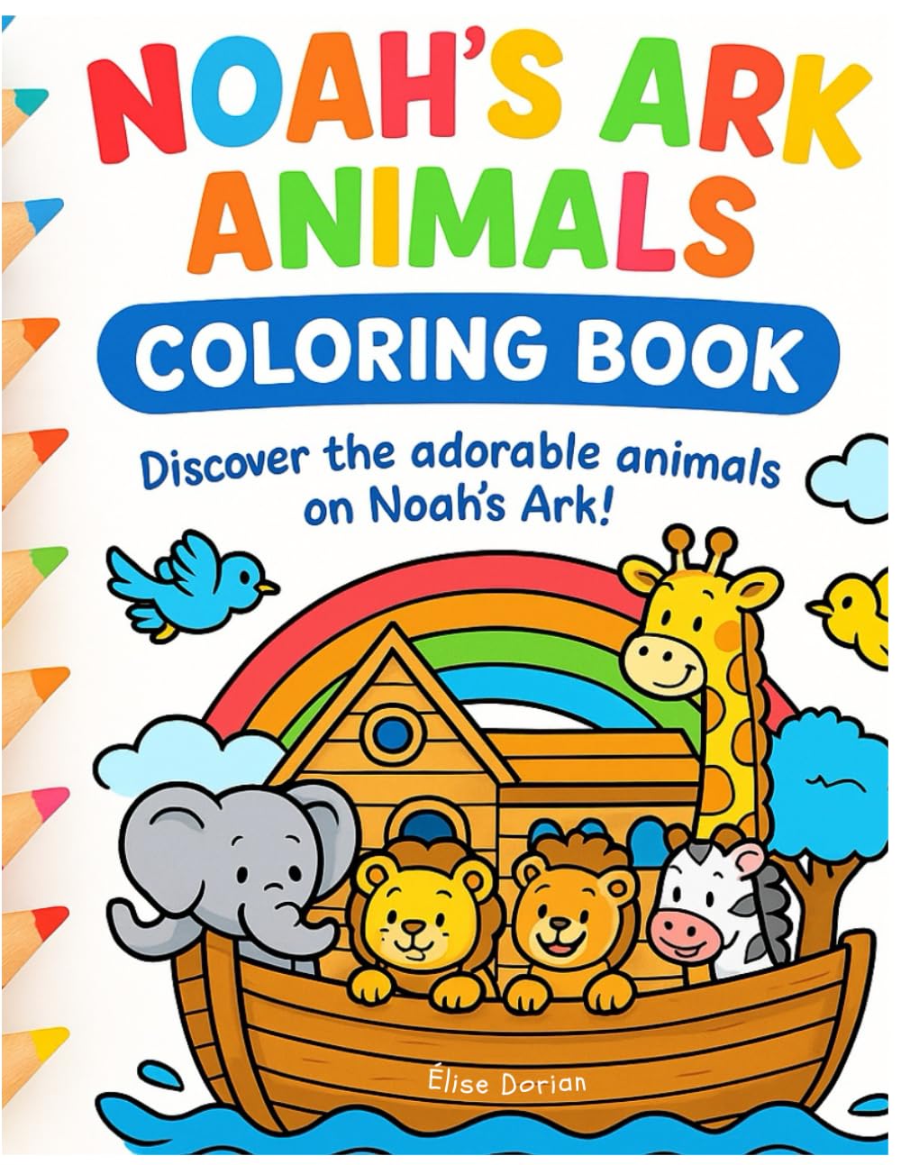 Noah's Ark Animals Coloring Book