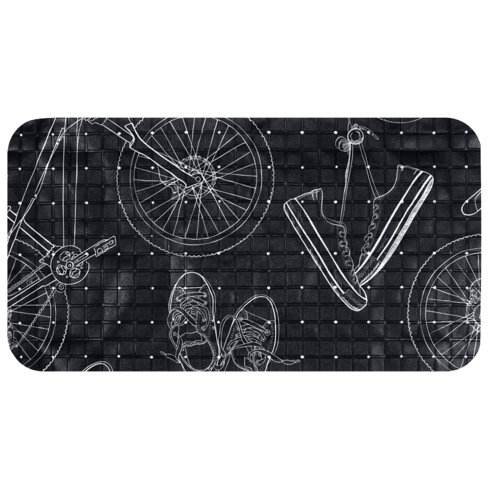 Tapis de bain pour bébés Bennigiry 35x67cm écologique pour la douche