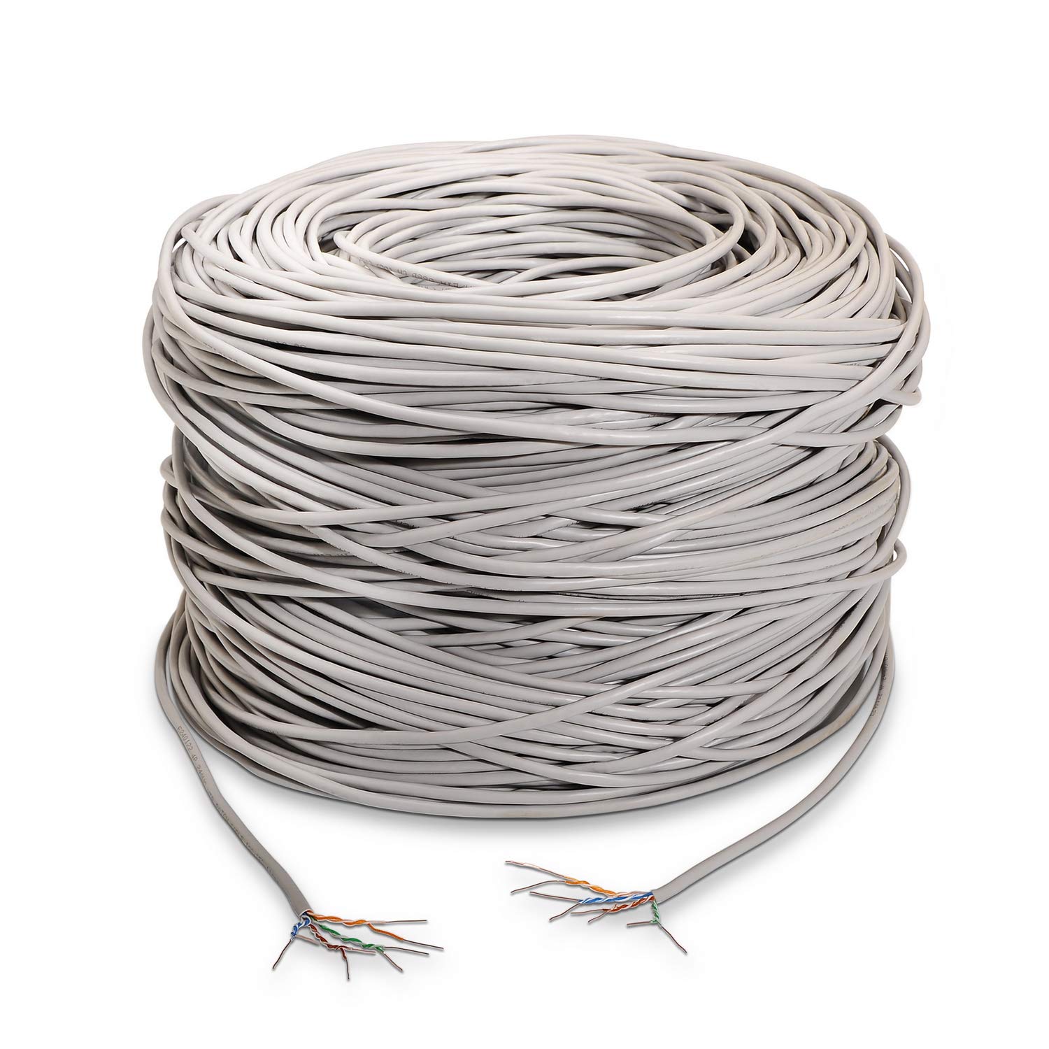 AISENS Bobina Cavo di Rete RJ45 Cat.5E UTP AWG24 Rigido 305m Grigio