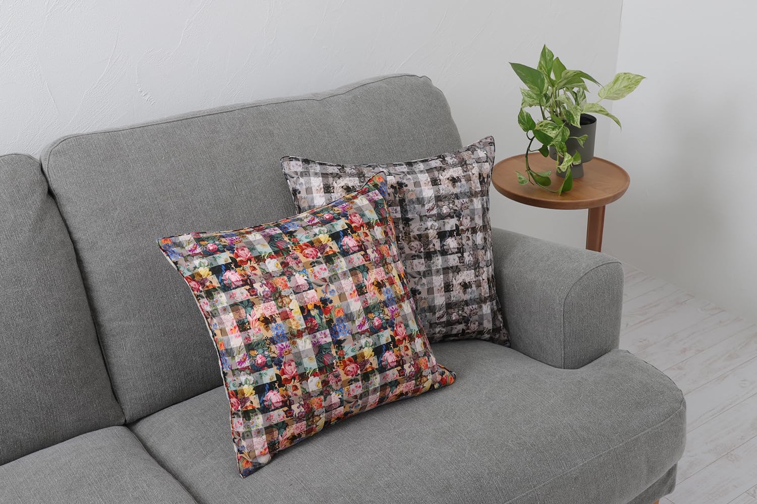 184) ハンドメイド クッションカバー  ⭐︎ロンドンシーン 楽天市場】クッションカバー 犬 ペット デザイナーコラボ 45