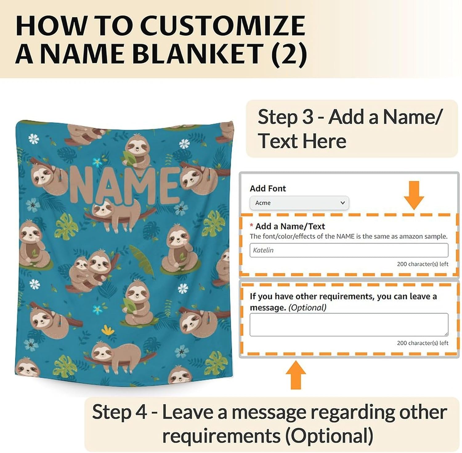 Personalized Sloth Blanket for Teens - 50x60 Inches Throw Size - Soft Warm Fluffy Blankets Gift - Teal Cute Throws for Office