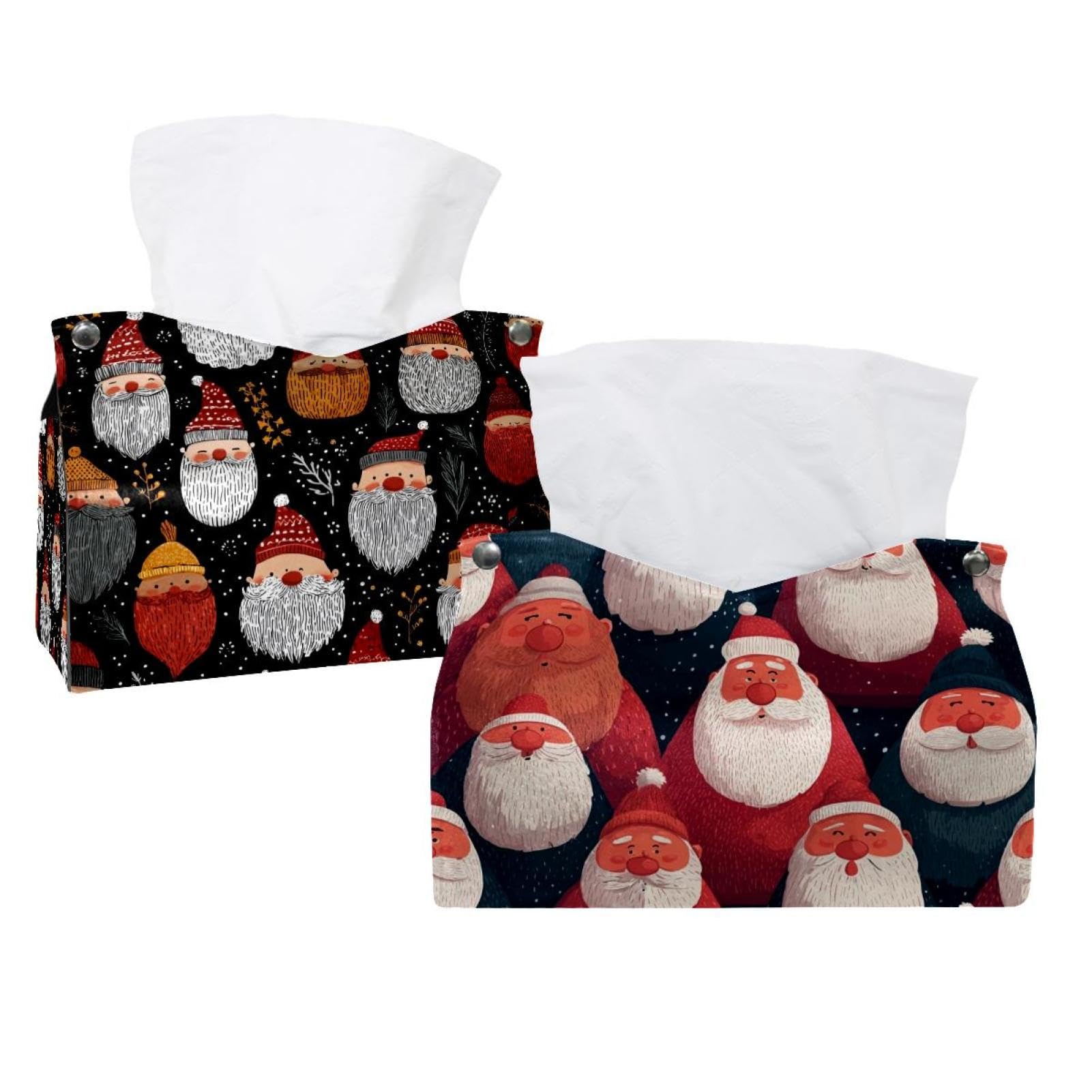 Boîte à mouchoirs Père Noël pour salons et table de nuit