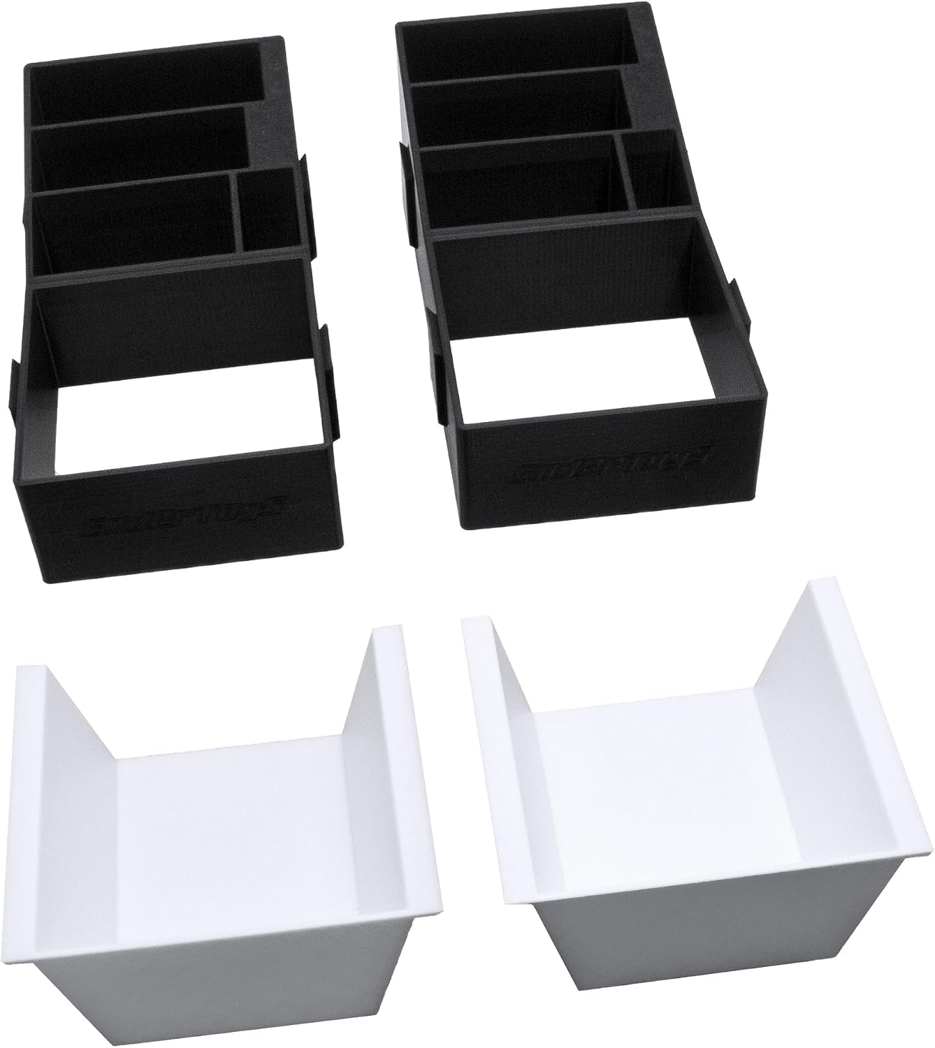 Scan Station Organizers with Bins (2pcs) - TCG Scanner Stand for Sleeved and Unsleeved MTG Trading Cards - Catalog, Sort and Organize Your Bulk by Price or Rarity - Best with Manabox App