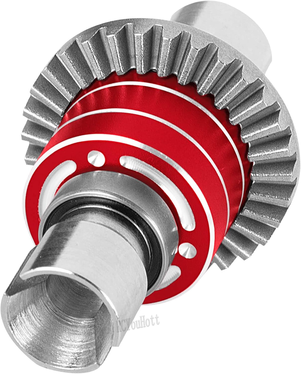 RC Front & Rear Differential Input Gear Kit Upgrades Part for 1/16 H16BM H16PL H16GT H16DR 16207 16208 16209 16210,1/14 14209 14210 14301 14303 Diff,Red