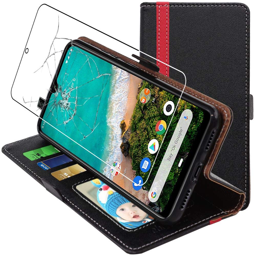 Ebeststar - Cover per Google Pixel 6A, Custodia Libro Protezione