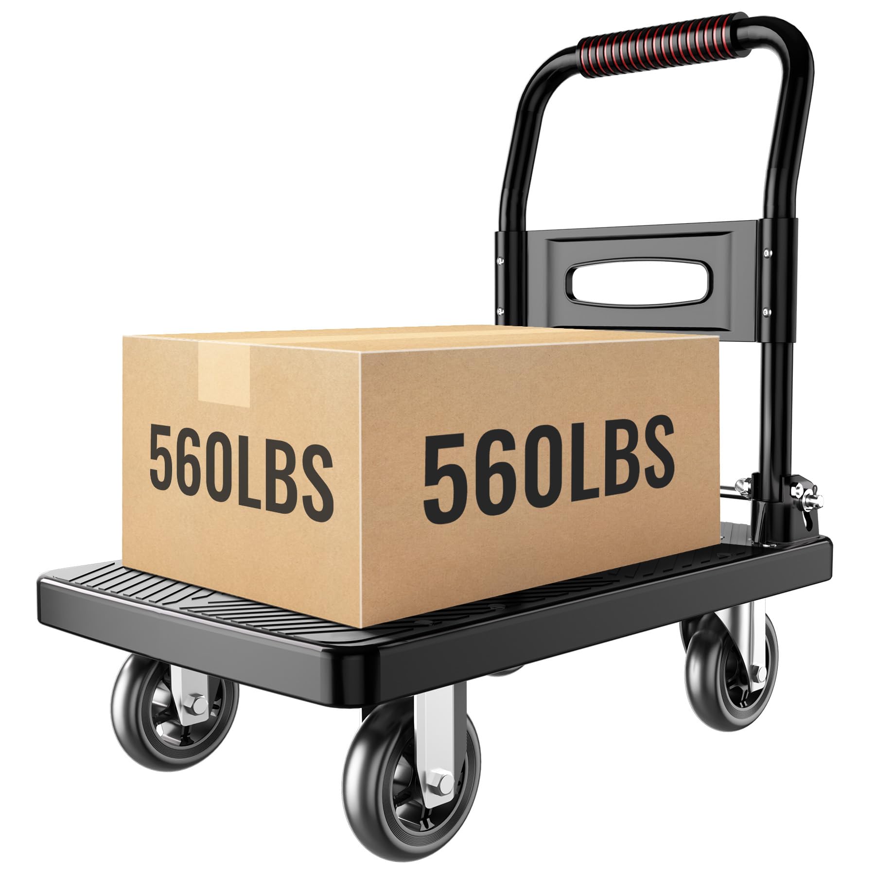Amazon.com: TIDY PALM Foldable Push Cart Platform Cart,Moving