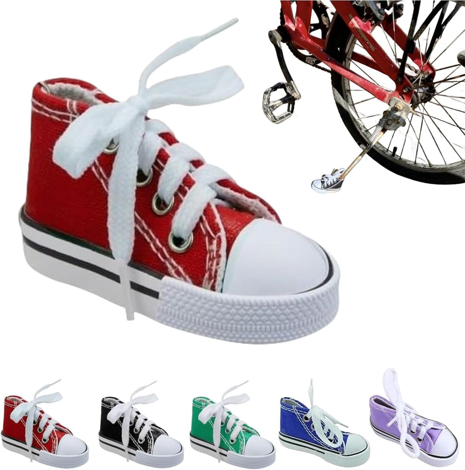 Supporto per cavalletto laterale per moto, supporto per cavalletto, mini scarpa in tela