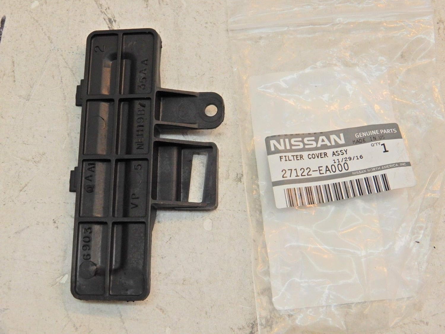 Genuine Nissan Parts - Cover-Heater Hose (27122-EA000)