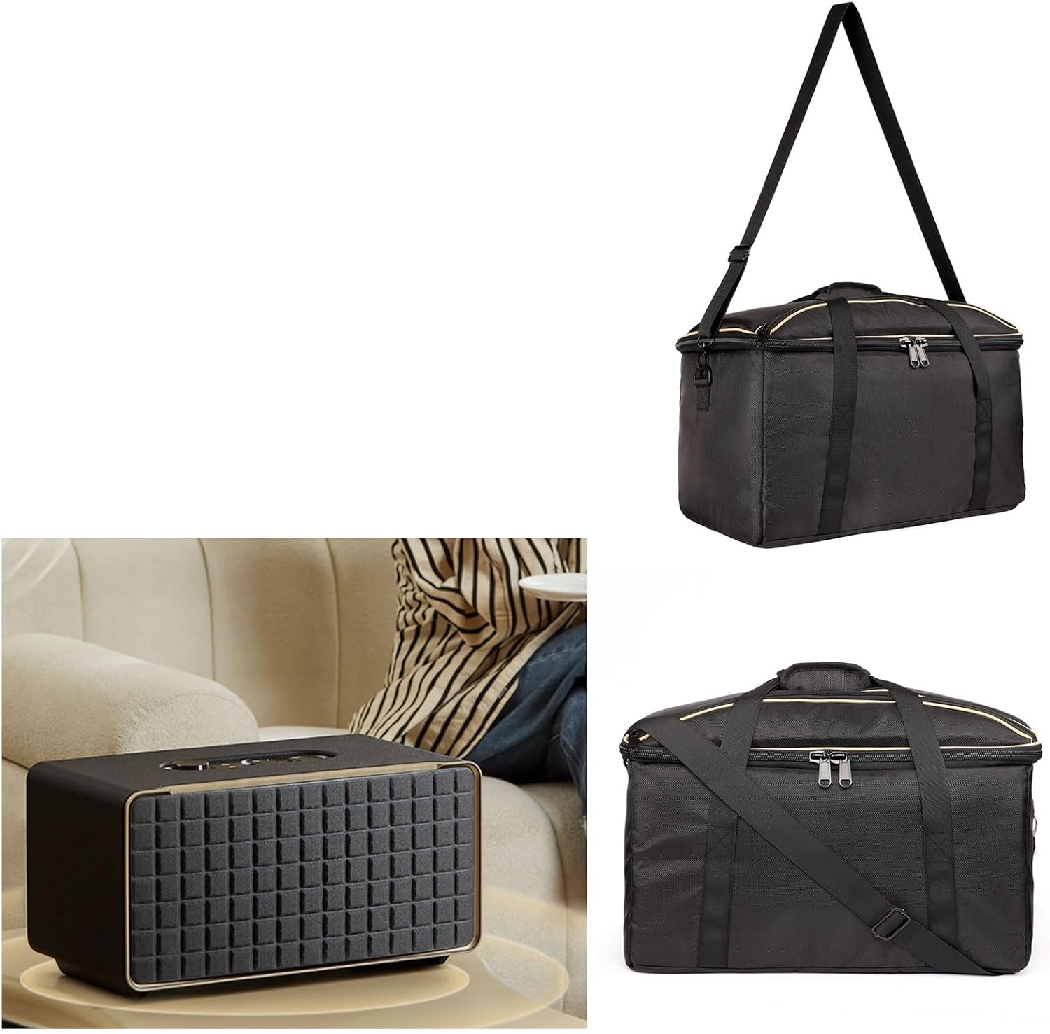 Travel Case with Shoulder Strap for Authentics Portable Storage Bag Accessories (Carrying Case)