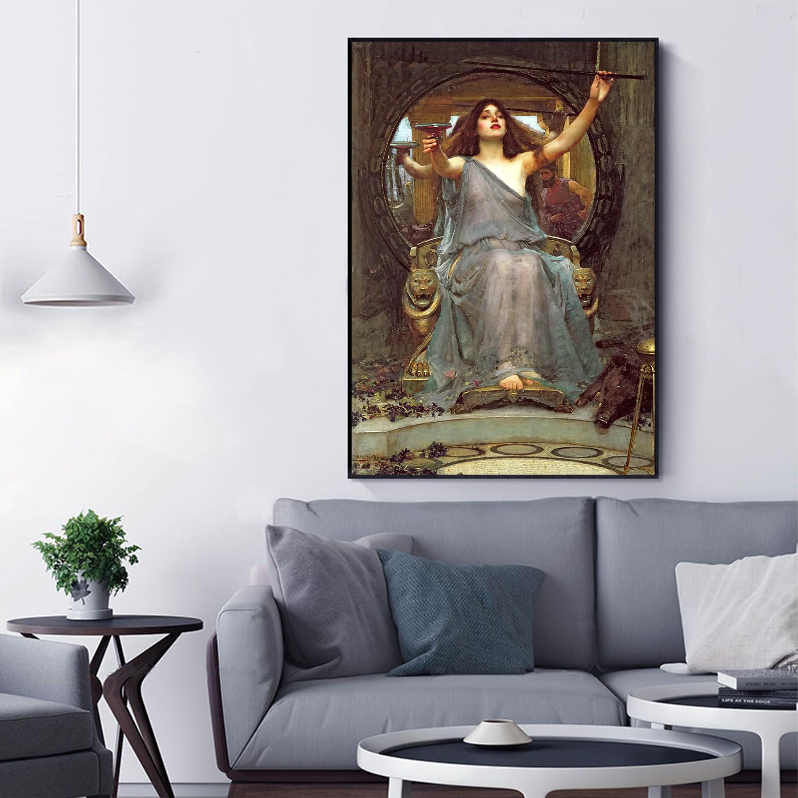 プリンセスハウス　絵画 Amazon.co.jp: ZZPT ジョン・ウィリアム・ウォーターハウス