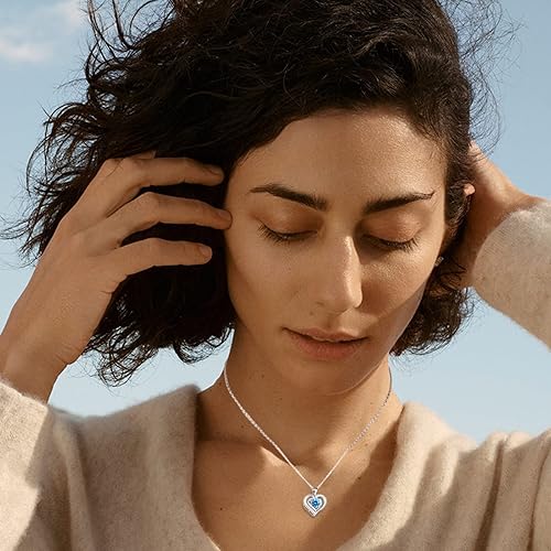 Miniatura 8 de Regalos para mujer, rosa real preservada en caja con collar de corazón, caja de joyería, regalo hecho a mano, rosa real eterna regalo para esposa,