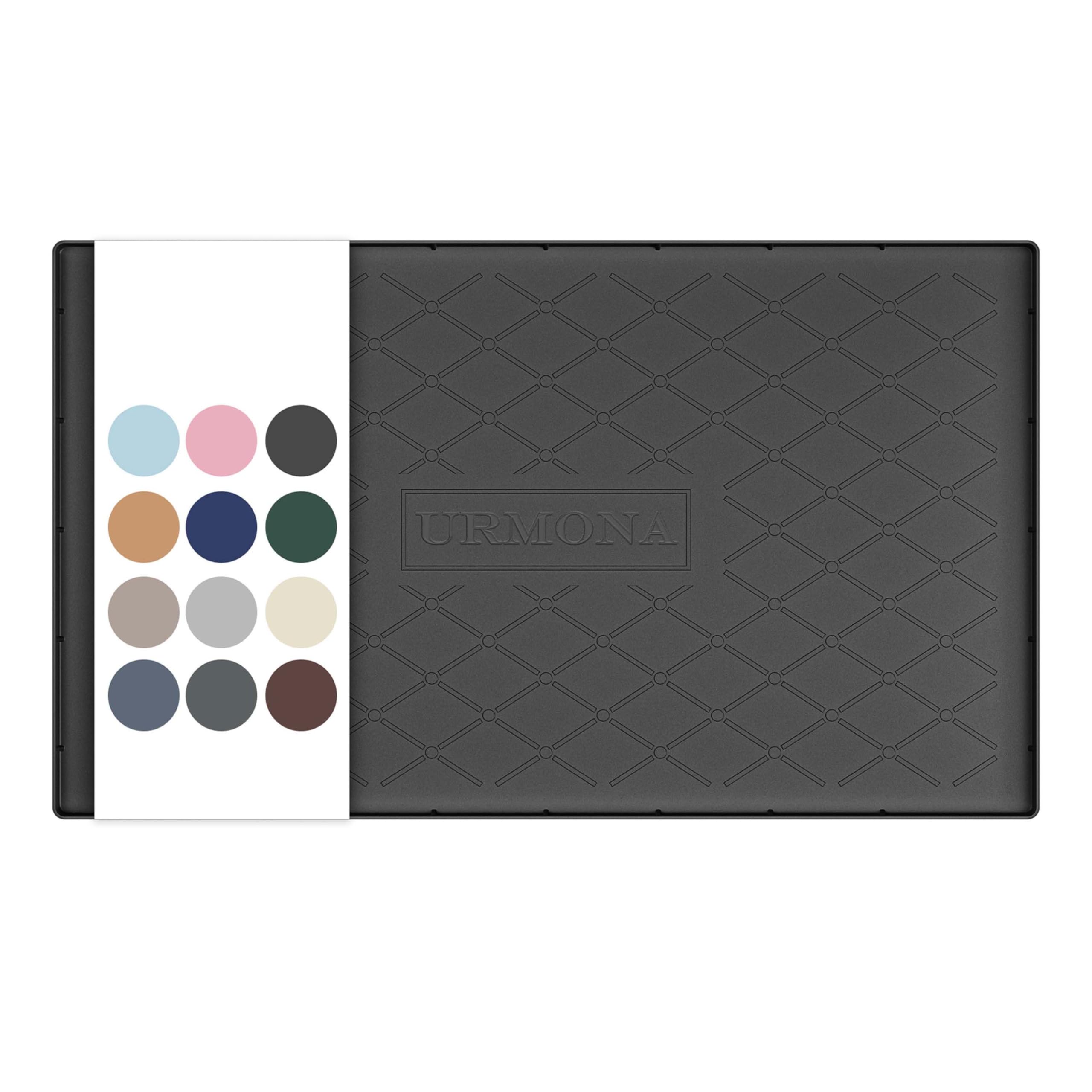 URMONA Under Sink Mat 55 x 93 cm, Waterproof Silicone Cabinet Protector — image 1