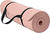Vista 10 de Gaiam Yoga Mat, Pilates & Exercise Mat, Thick 2/5" (10mm) Workout Mat with Easy-Cinch Carrying Strap for Home & Gym Workouts Balsam