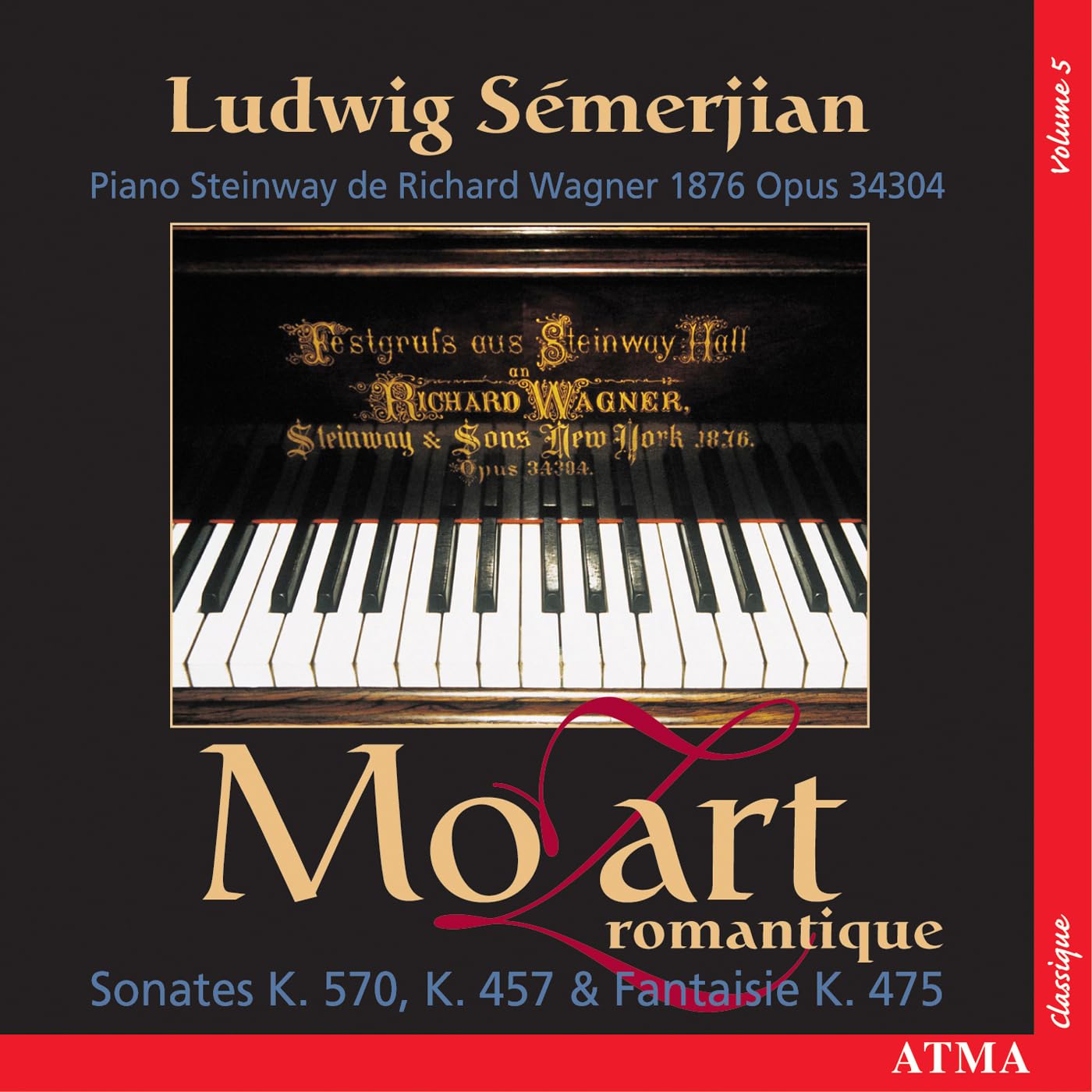 Mozart Romantique [Audio CD] W.a. Mozart; Ludwig S merjian; Ludwig Sémerjian and Wolfgang Amadeus Mozart