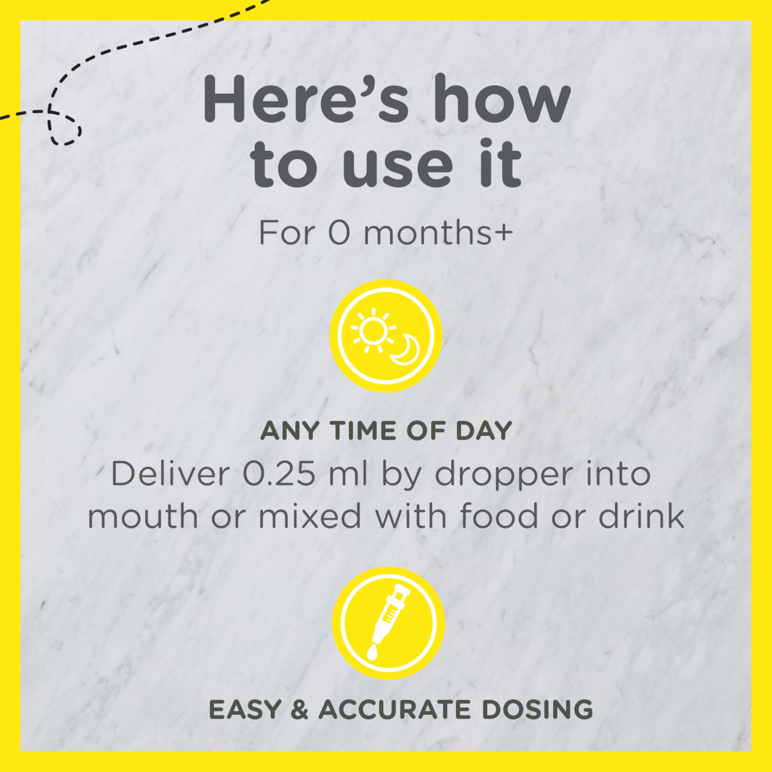 Zarbee's Baby Vitamin D Drops, 400 IU per Drop, with Dropper, 0.47 fl oz — Amazon image 6