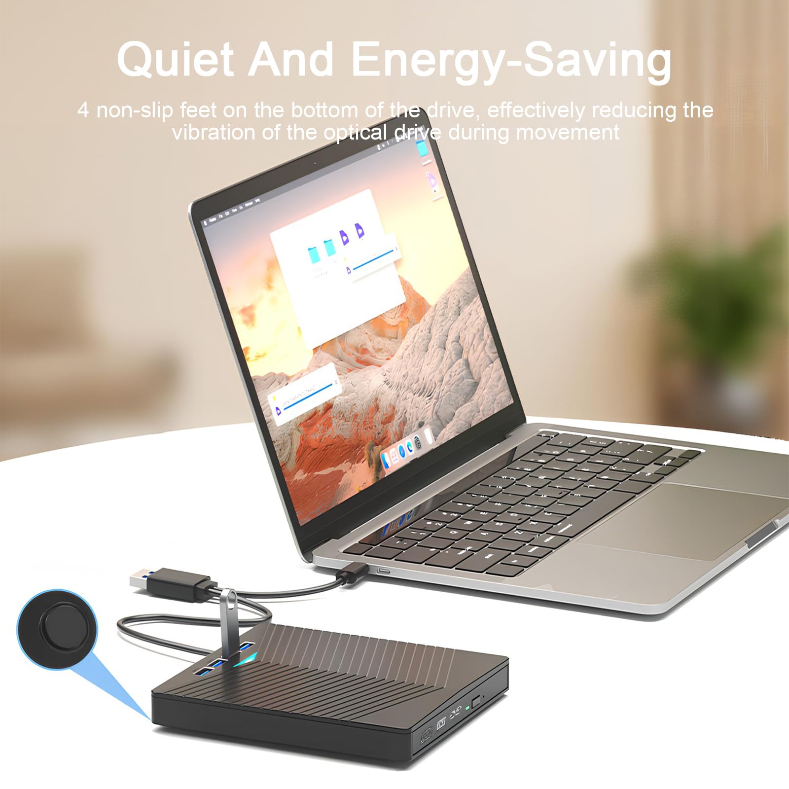 Colexy zewnętrzny napęd DVD USB 3.0 nagrywarka Ultra High Definition