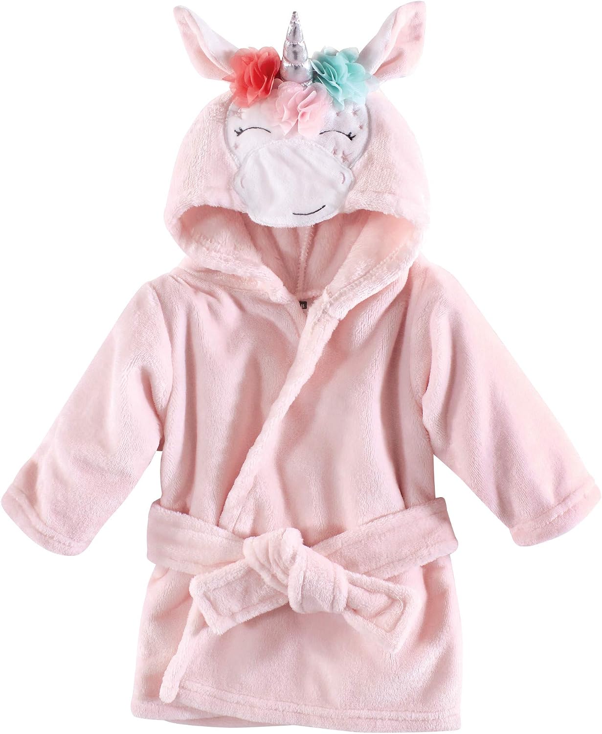 Hudson Baby Unisex Baby and Toddler Hooded Animal Face Plush Blanket, Cozy Bear, One Size
