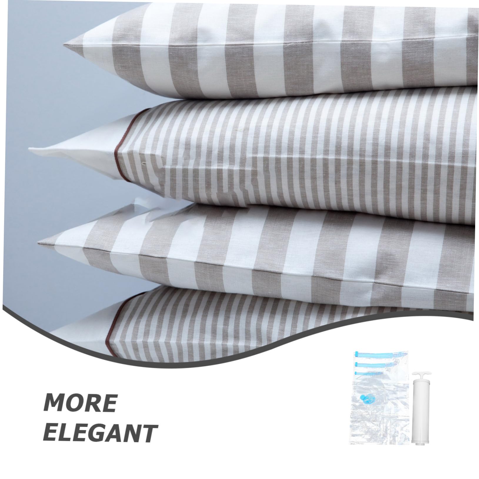 Cabilock Sacchi Sottovuoto per Indumenti e Coperte Pompa Manuale 10 Pezzi (30x50cm X3, 50x70cm X3, 70x100cm X3) Borsa di Immagazzinamento Spaziosa in Pet e Pe per Casa e Viaggio