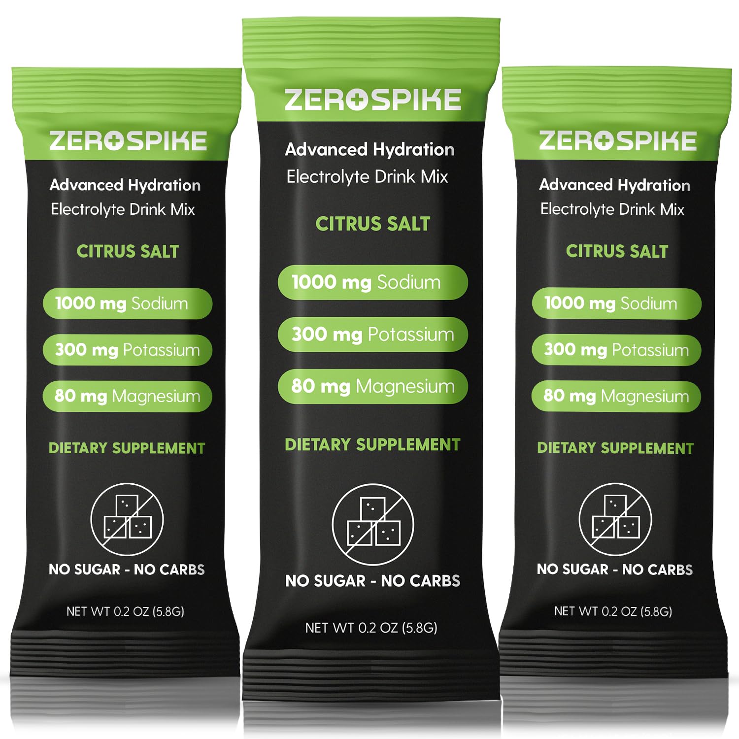 No Sugar Electrolytes Powder Packets | Keto & Fasting Salts Drink Mix | Supplements: The Key Hydration Nutrients Missing from Purified Water | Clean, Citrus, Calorie Free | 30 Sticks