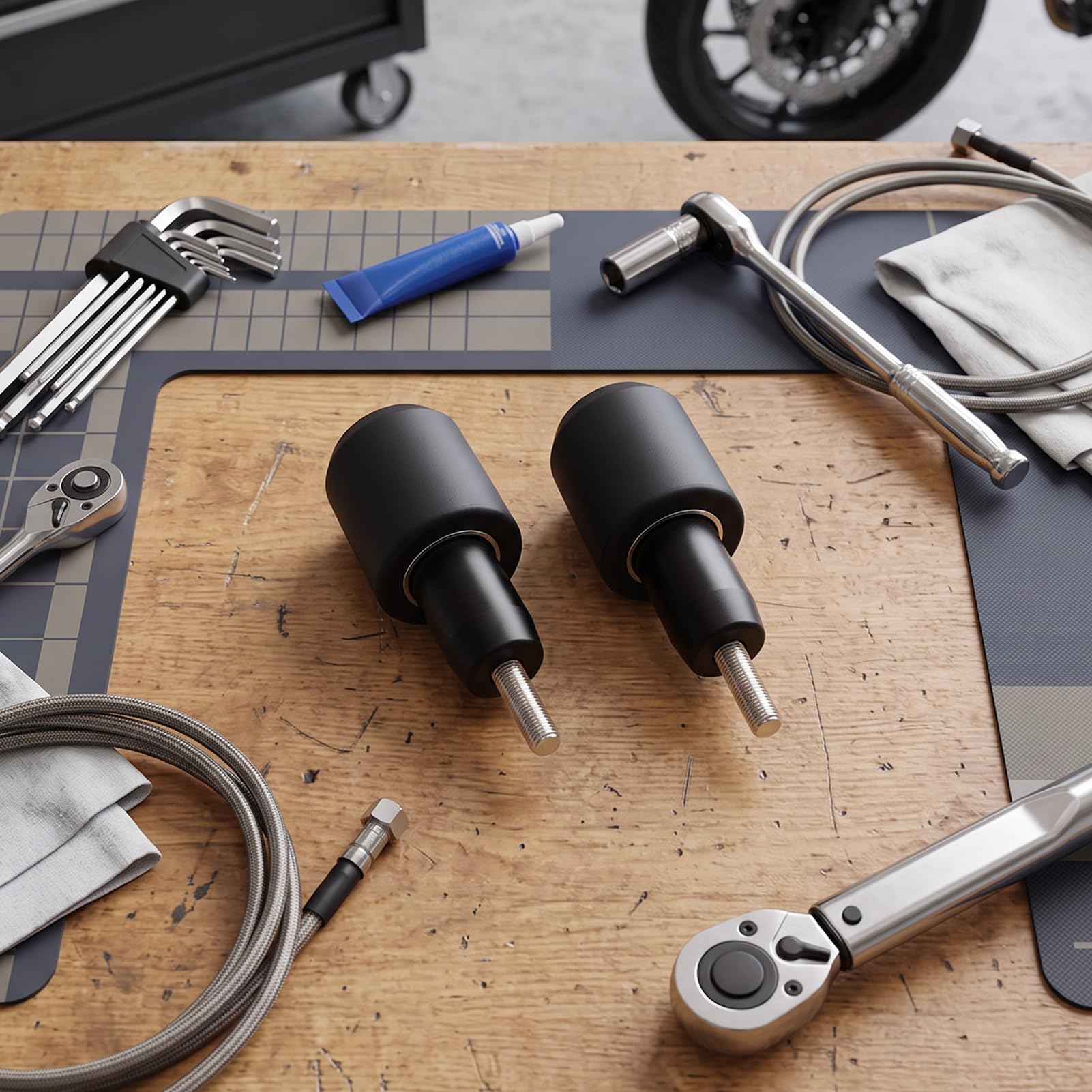 Protectores Anticaida para Motocicleta, Kit de Deslizadores de