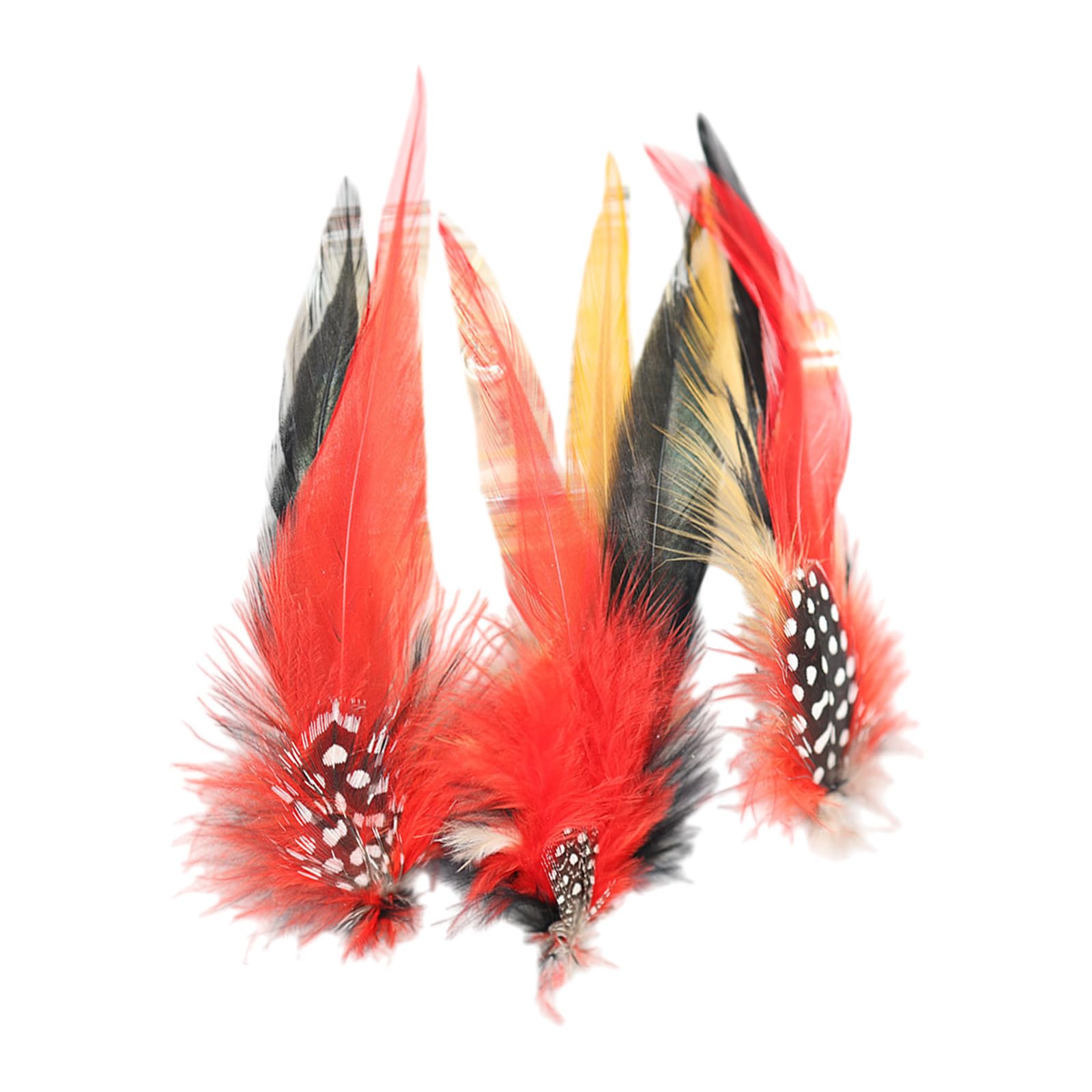 Elnwnnkc B 10Pieces Natural Colorful Plumage For Ouquets And Costume Decorations Down Flower Accessories