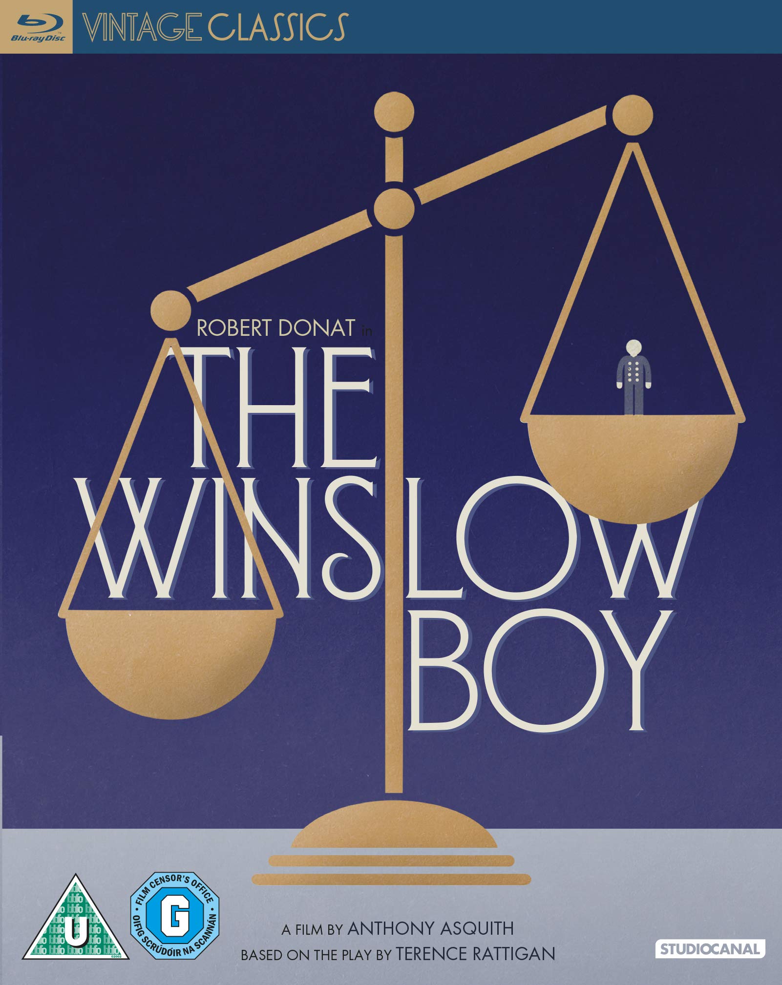 The Winslow Boy (Blu-ray, 2020) New Sealed With Slipcover
