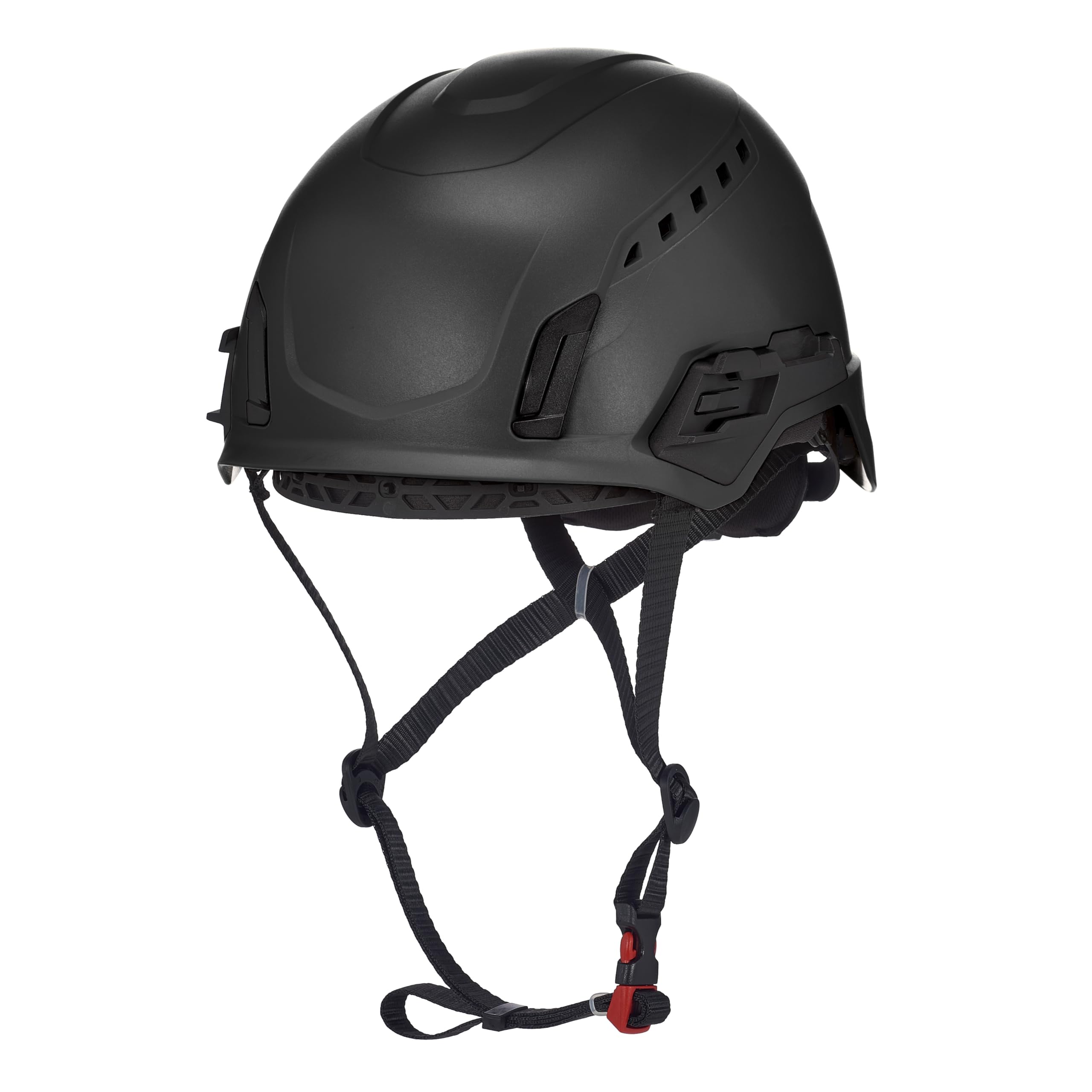 MSA V-Gard H2 Pro Safety Helmet with Comfortable Fas-Trac III Ratchet Suspension |Push-Button Accessory Rail and Universal Lighting Clips | Standard