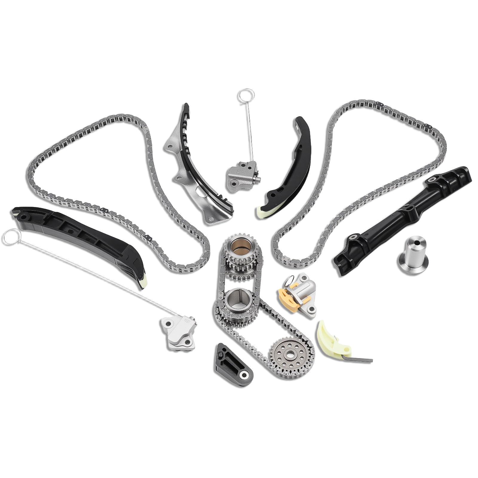 Photo 1 of Autoexact 3.2L 3.6L Engine Timing Chain Kit Fit for V6 2011-2020 Chrysler Town Country Dodge Challenger Durango Journey Jeep Grand Cherokee Wrangler Ram ProMaster 1500 5184352AF 5184355AF 5047891AA