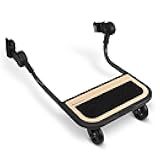 PiggyBack Ride-Along Board for Cruz V2 and V3 / Quick Attachment for Children to Stand + Stroll / 55 lbs. Weight Capacity