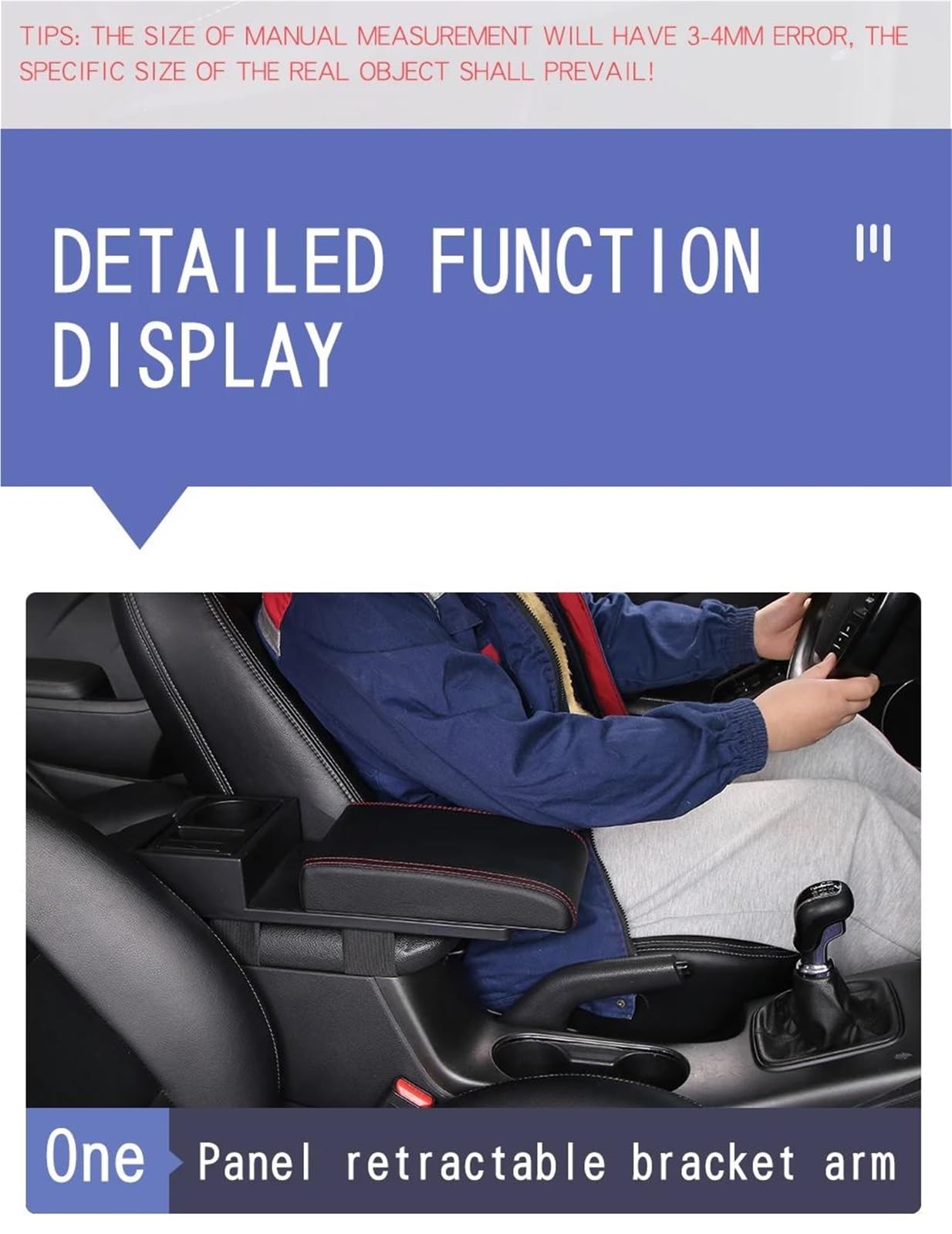 Copribracciolo Auto Universale Supporto Bracciolo Per Auto | Resistente Rivestimento Del Bracciolo Centrale, Rivestimento Morbido E Resistente All'usura CPXCTZFZUB