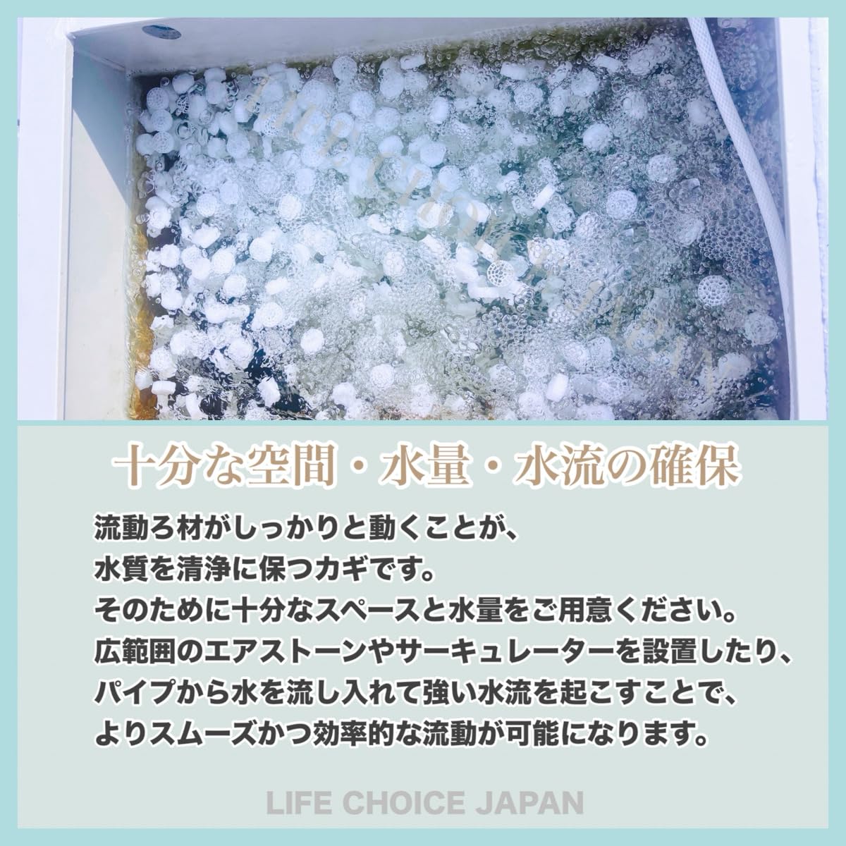 Amazon.co.jp: [LIFE CHOICE JAPAN]流動濾過材 MBBR ろ材 水槽 生物