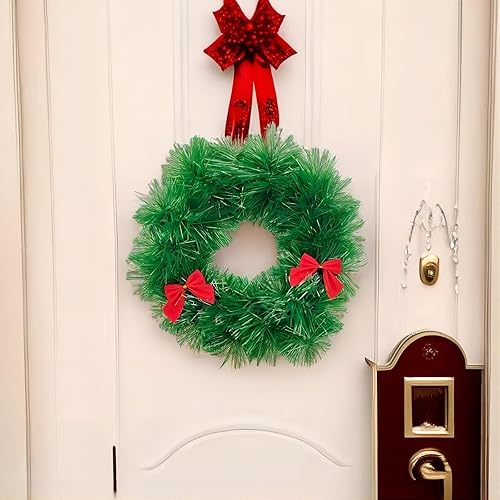 Miniatura 4 de Guirnalda de Navidad de 50 pies de ancho, 6 pulgadas de ancho, decoración de vacaciones verde suave para vacaciones, feliz año nuevo, fiesta, árbol,