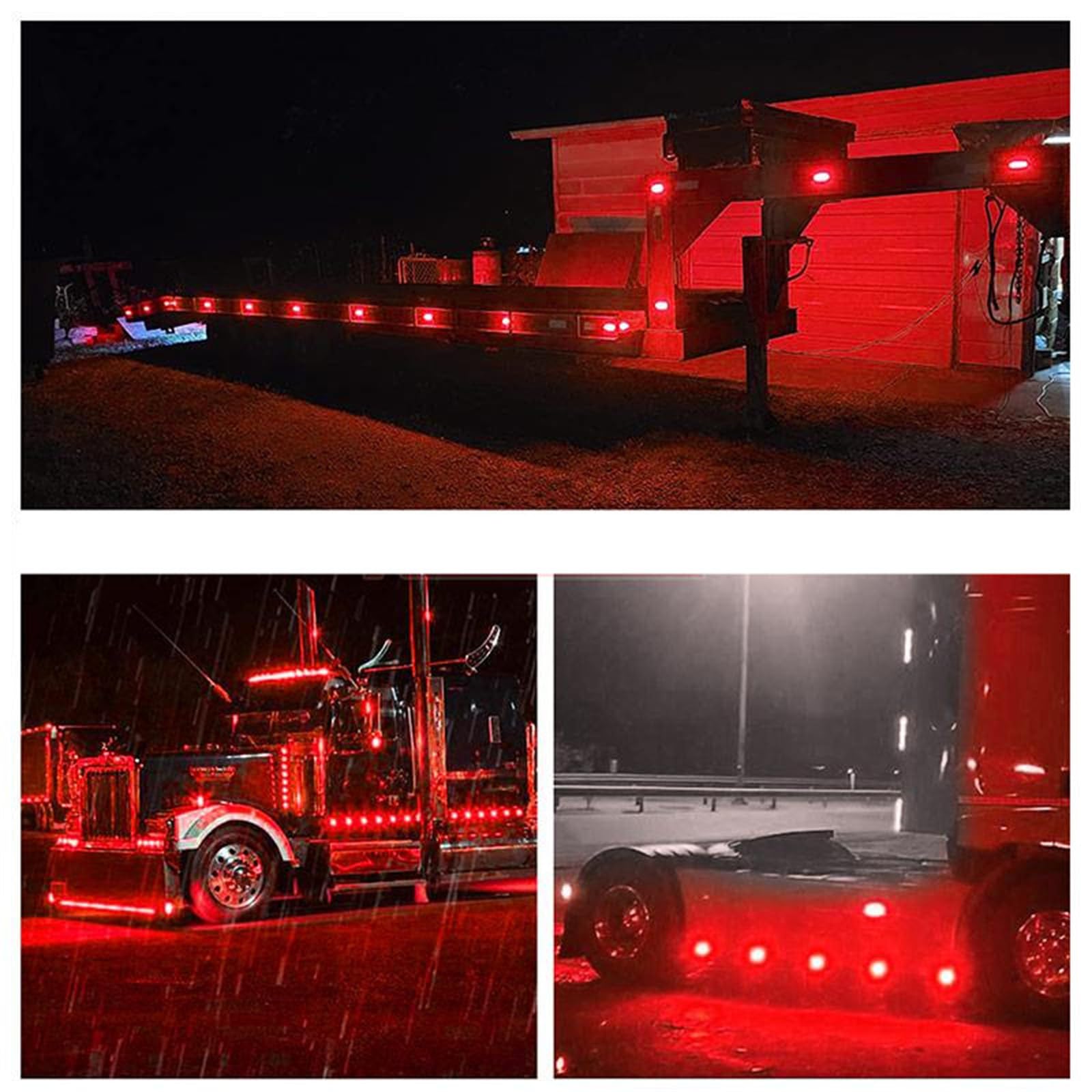 10X Luci Ingombro Laterali Krtopo Per Camion - 12/24V, LED Giallo, Impermeabili IP65 - Foto 4