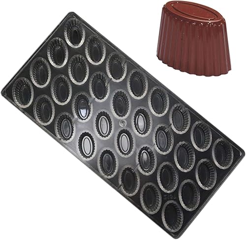 Vista 10 de Grainrain - Molde de chocolate de policarbonato, molde de barra de chocolate de policarbonato (19335)