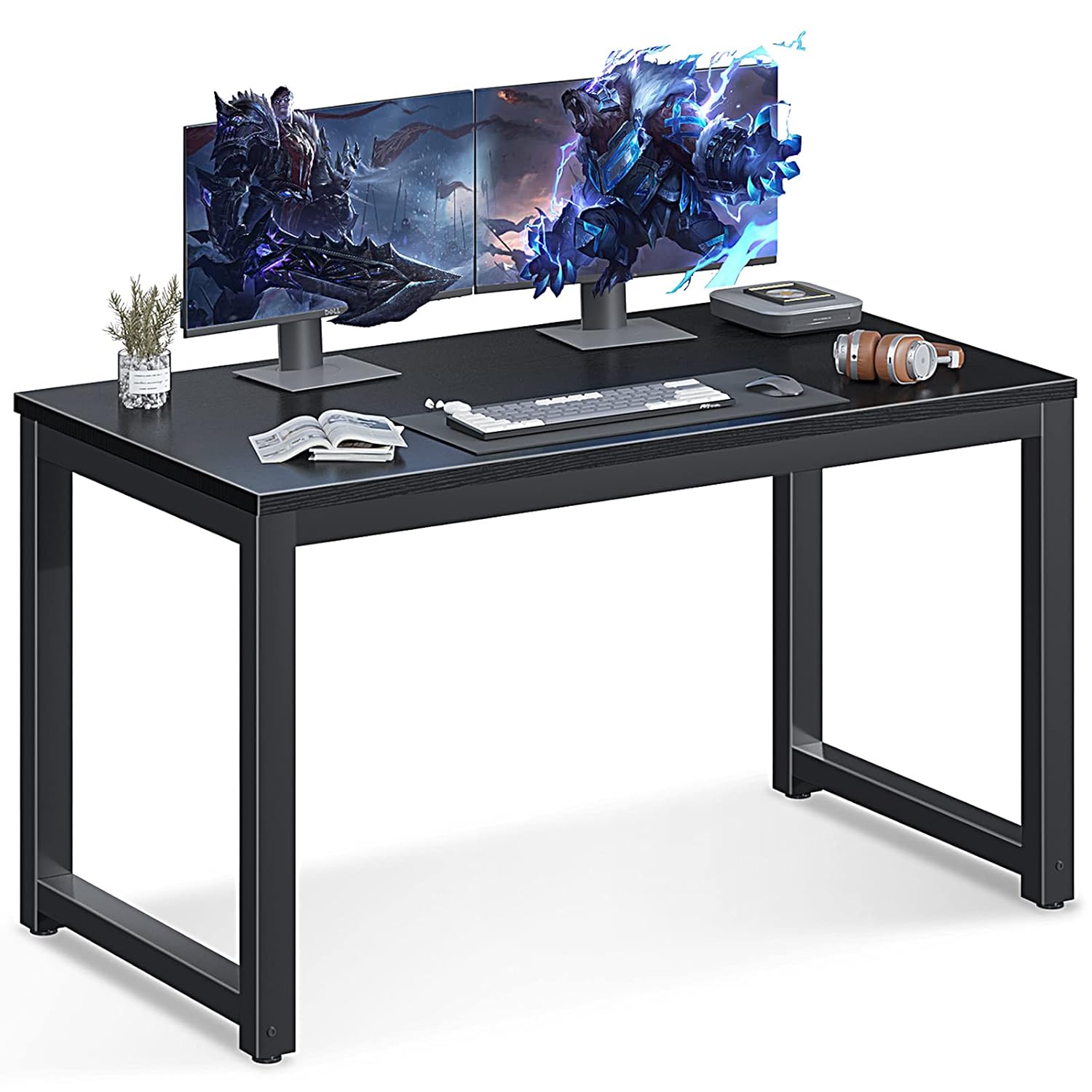 Coleshome Computer Desk 47" Modern Sturdy Office Desk Study Writing