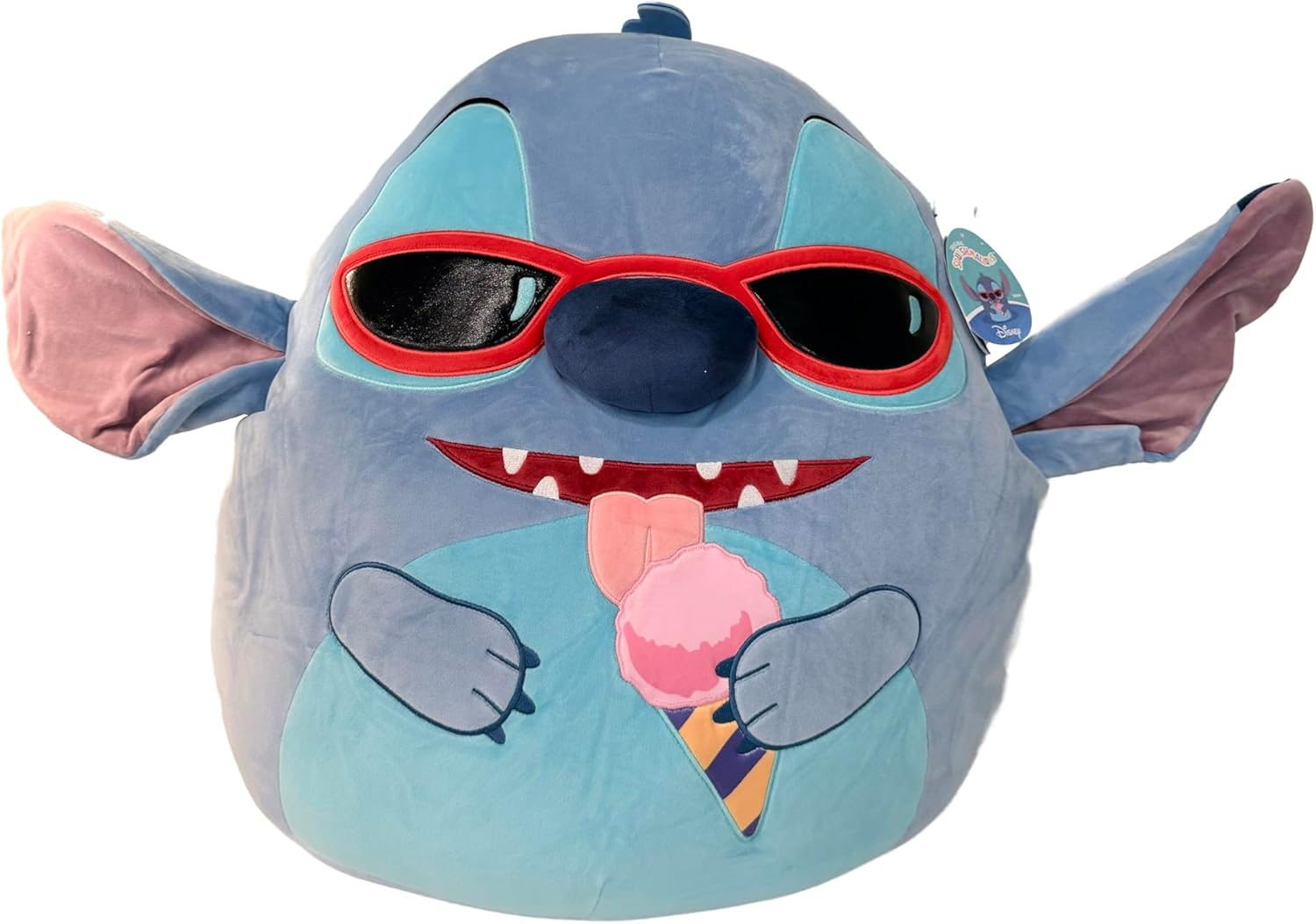 Squishmallows Original 20-Inch Stitch with Ice Cream - Official Jazwares Plush (Jumbo)