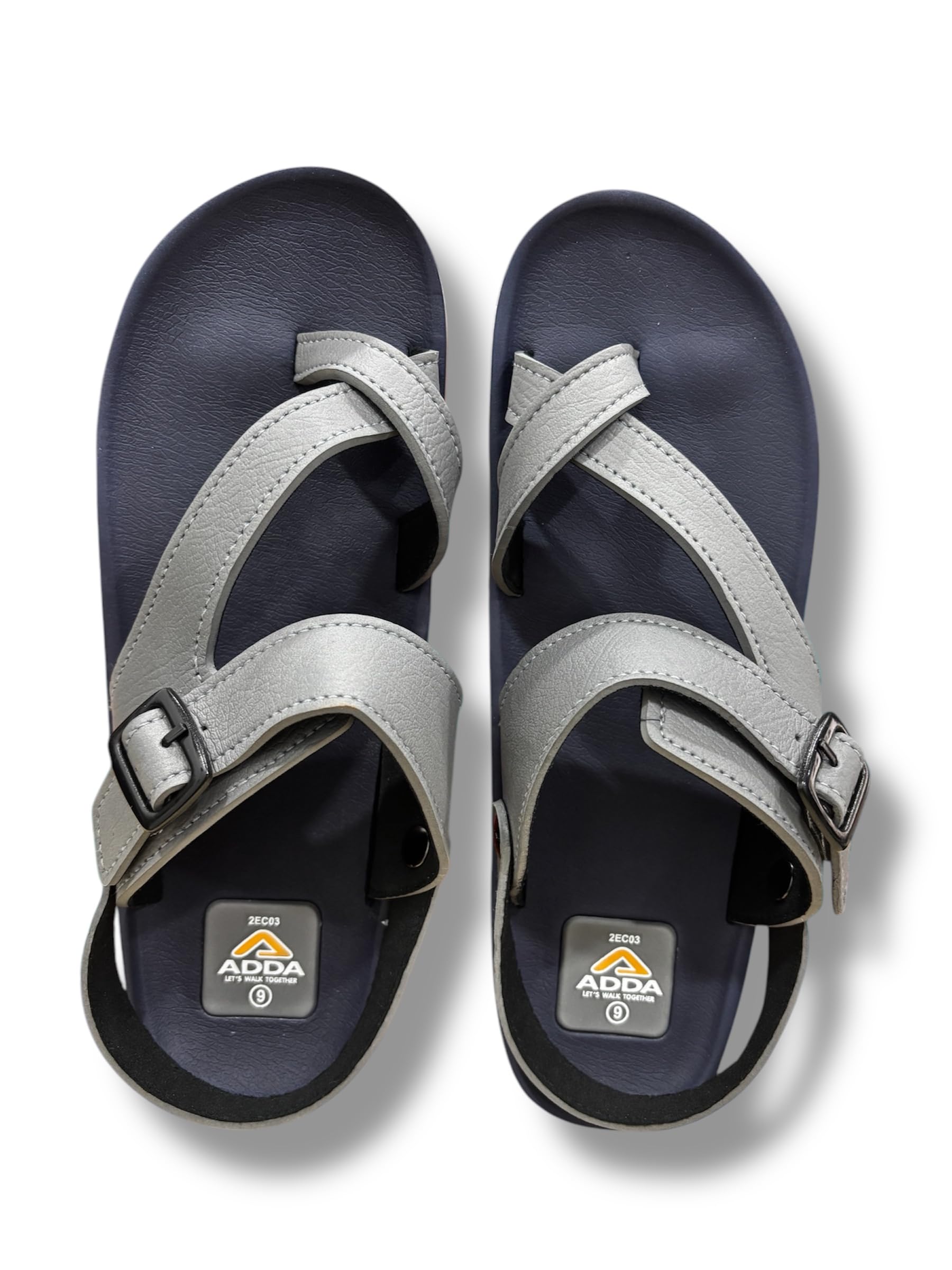 Buy ADDA Men's Synthetic Slides flip-Flop (Rolex-43.) (NAVY/GREY, UK  Footwear Size System, Adult, Men, Numeric, Medium, 7) at Amazon.in