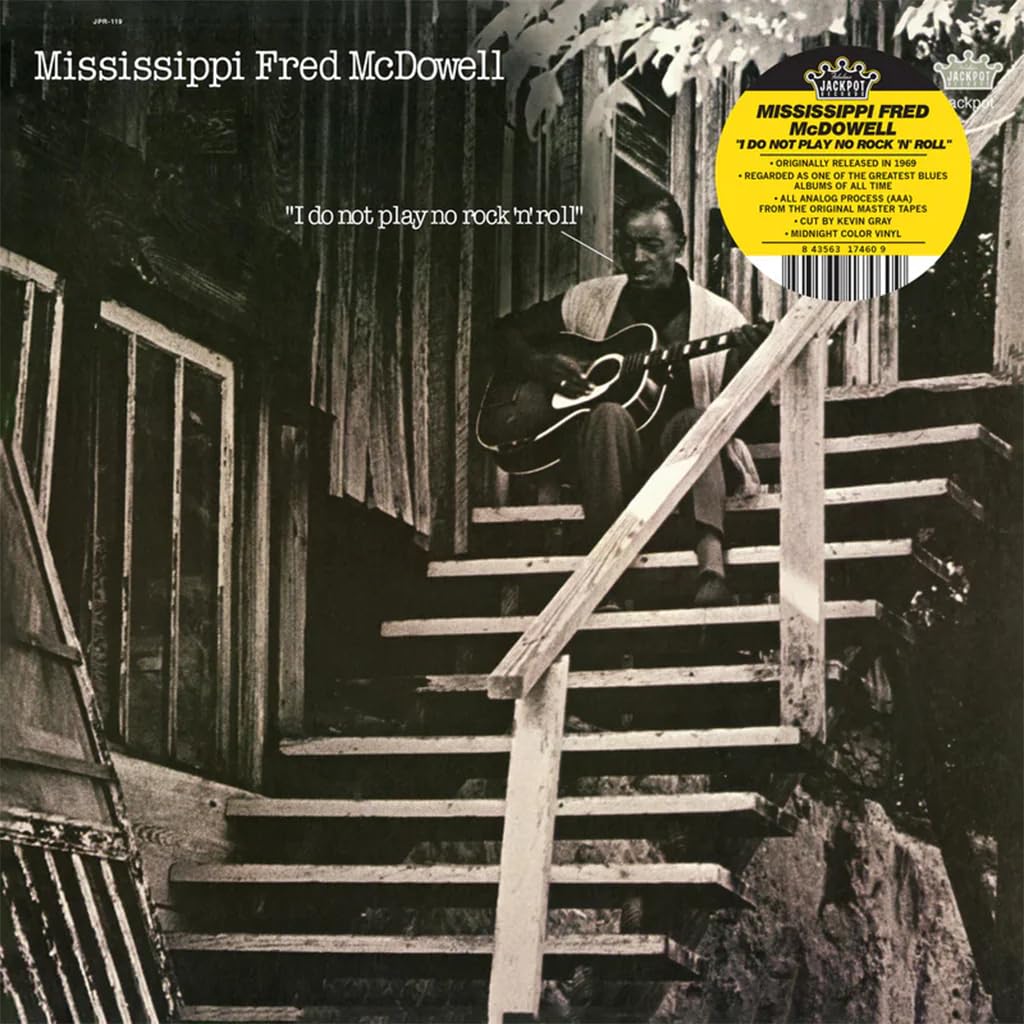 Mississippi Fred McDowell LP I Do Not Play Rock 'N' Roll MIDNIGHT COLOURED VINYL