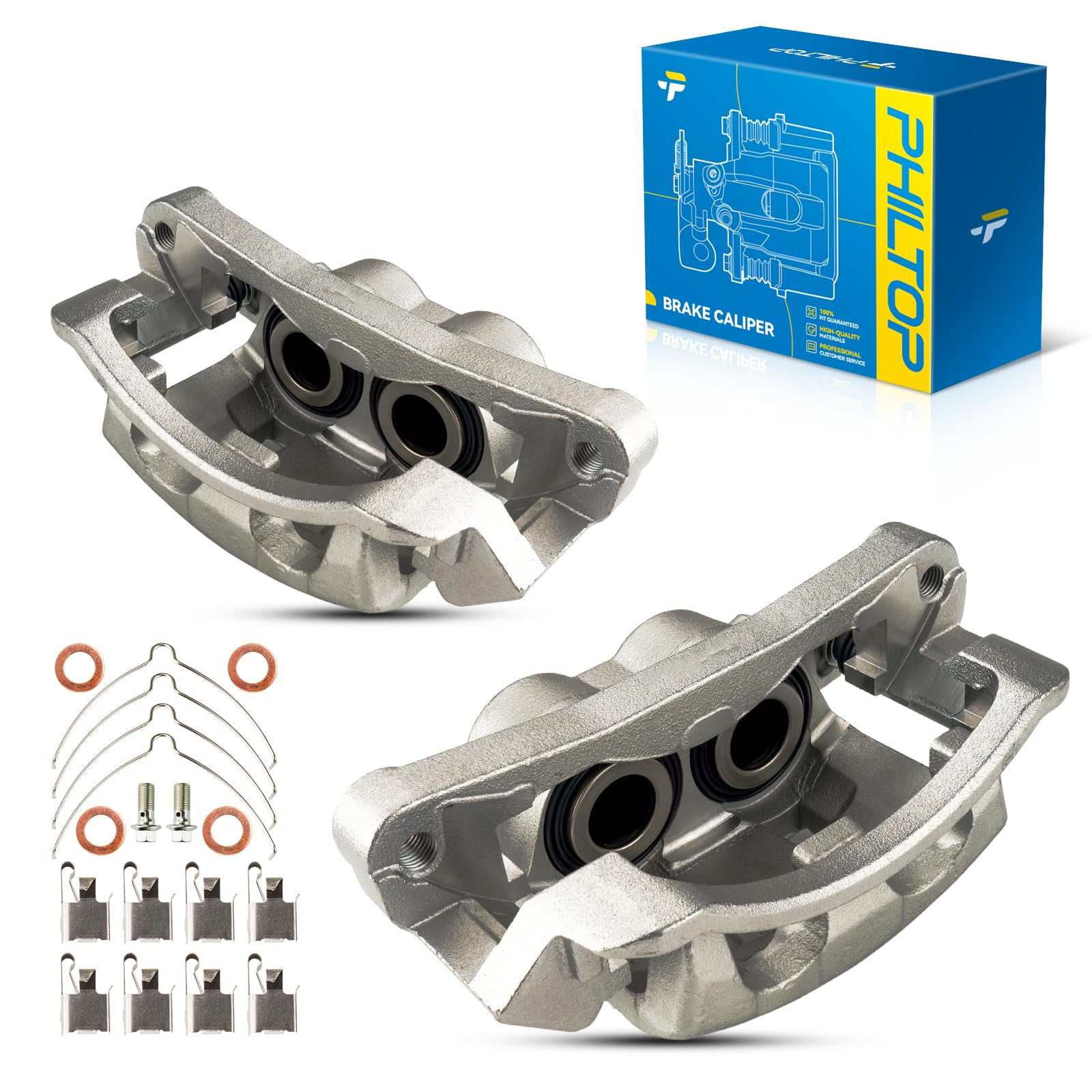 PHILTOP Front Brake Caliper for 1999-2004 Ford F-250 Super Duty