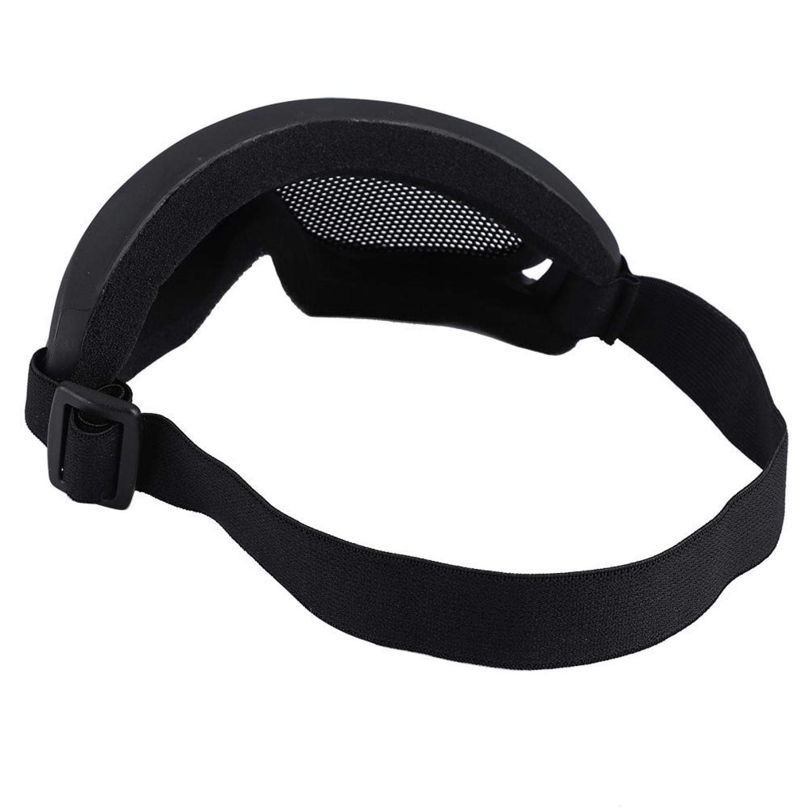 Airsoft Outdoor Paintball Eyewear, X400 Tactics Gafas de Malla Gafas tácticas Gafas de Malla Protección a Prueba de Polvo Correa de Alta Elasticidad para montañismo Senderismo(Negro)