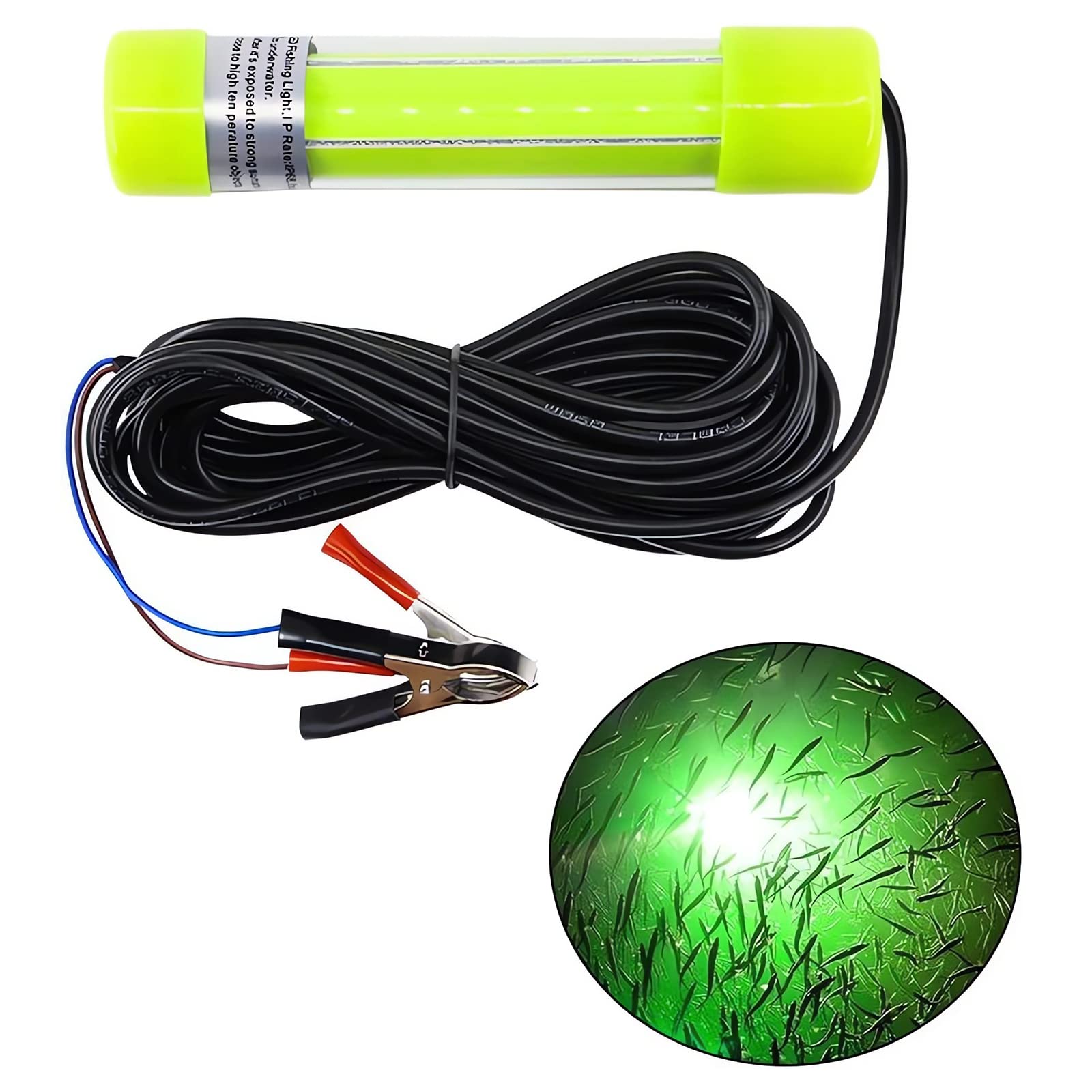 Amazon.co.jp: SILANON 水中ledライト 高輝度集魚灯 緑 白 青 12v 20w