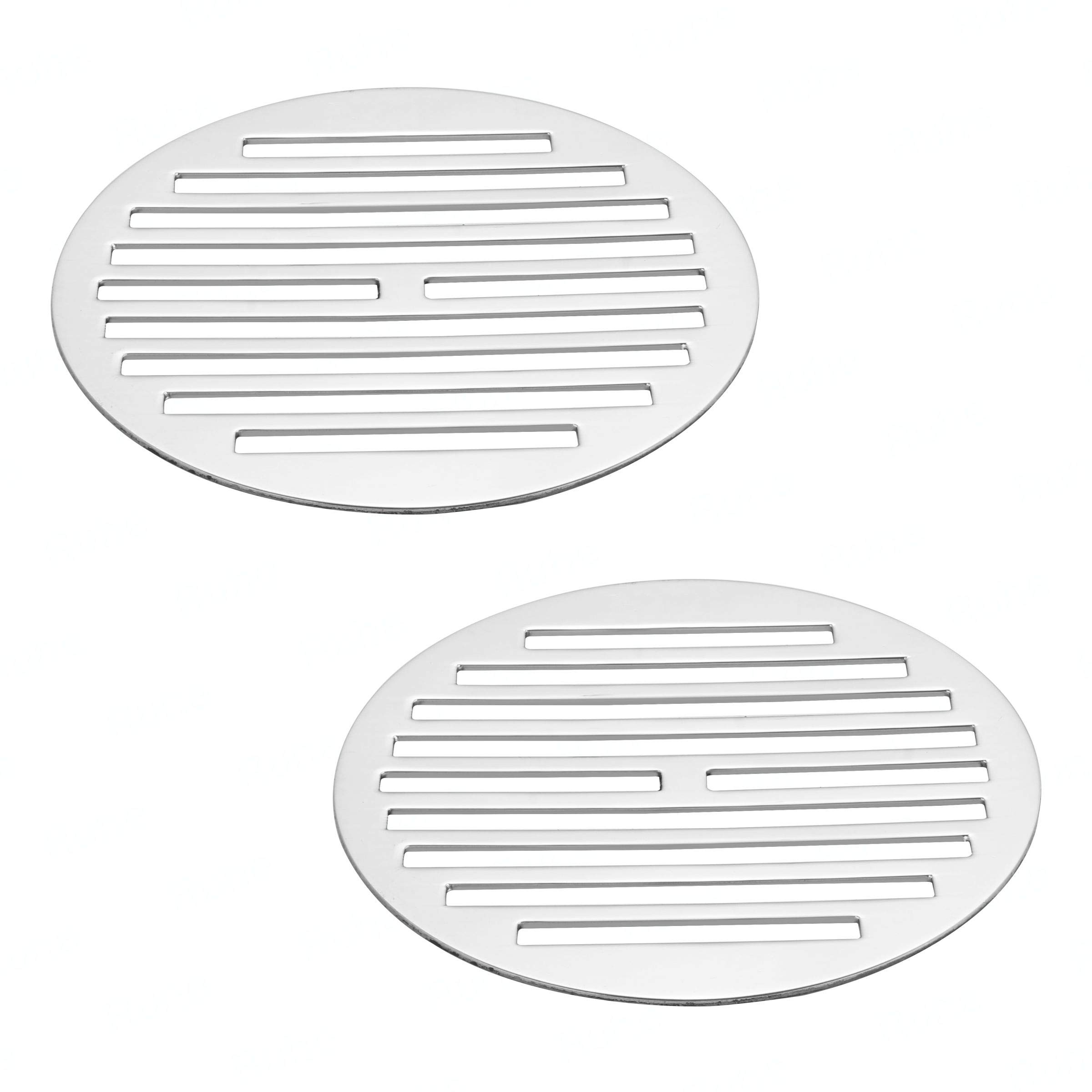 Ruhe® Floor Drainer | Premium Grade Stainless Steel Classic Round Jali Floor Drainer/Jali Set of 2 (5 Inches) (B08T9P2RZY) Amazon Price History, Amazon Price Tracker
