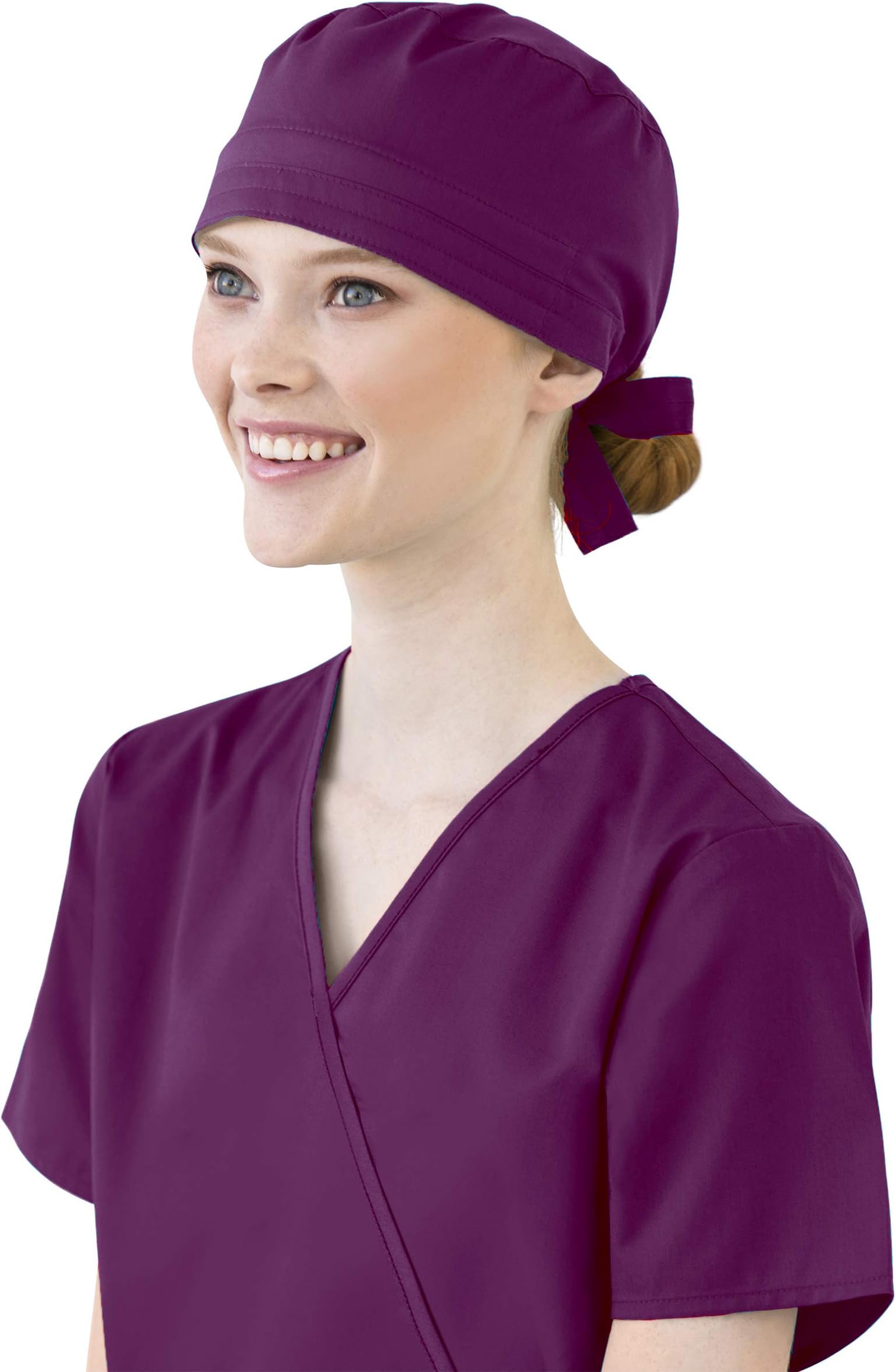 WonderWORK Scrubs for Unisex Tie Back Scrub Cap