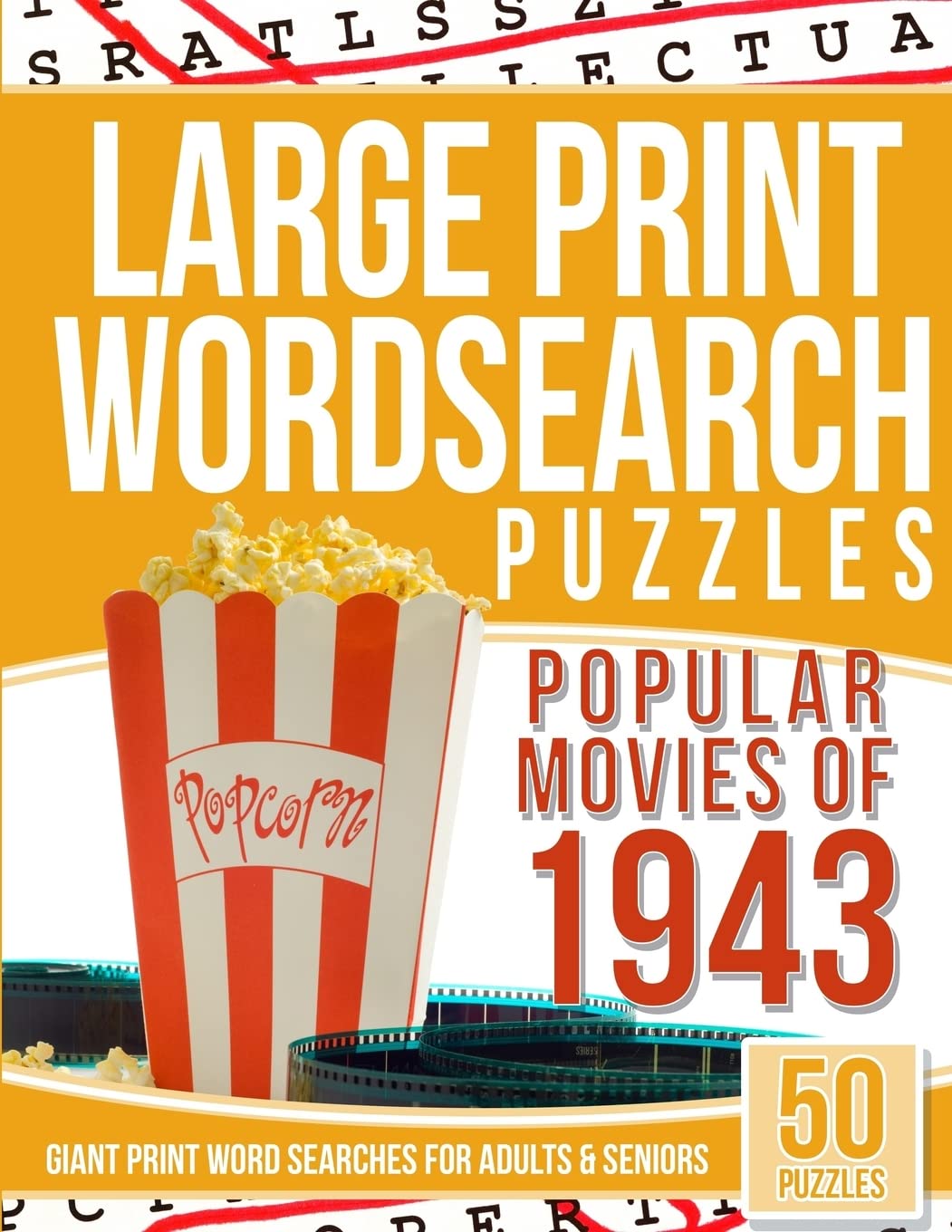 Large Print Wordsearches Puzzles Popular Movies of 1943: Giant Print Word Searches for Adults & Seniors